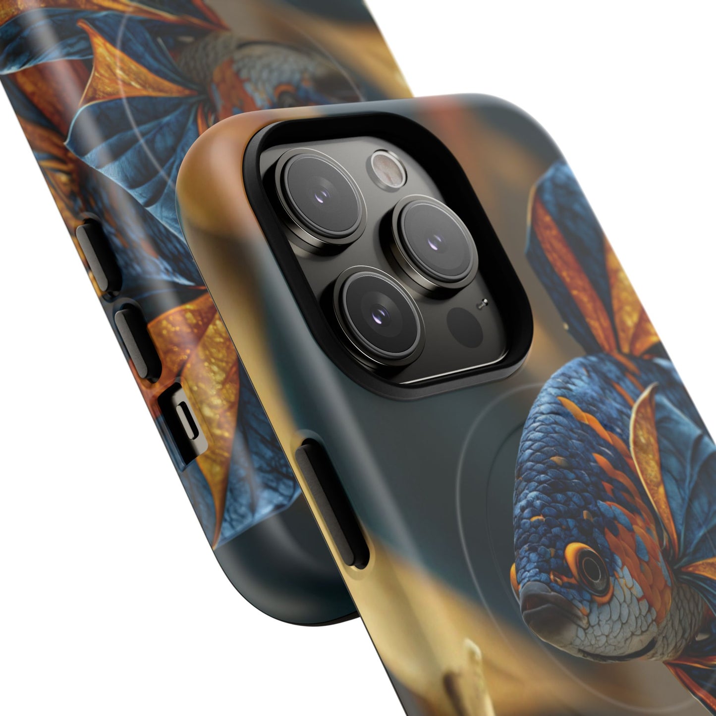 Koi Fish Tough Magnetic Phone Case — Protective Artistic Fish Design