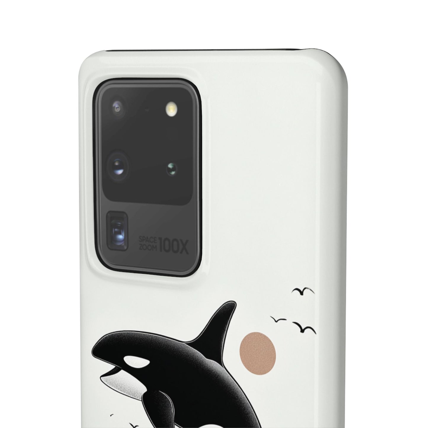 Whale Splash Phone Case | Ocean Lover Gift, Marine Art, Snap Cases, Cute Whale Design, Custom Phone Accessories