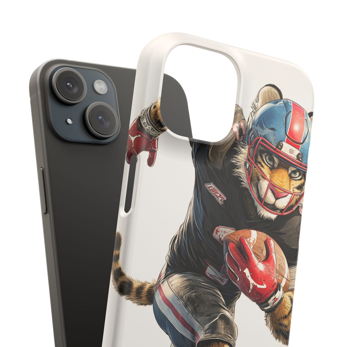 Sporty Animal Snap Cases for Phone, Unique Art, Gift for Sports Lovers, Fun Design for Gamers, iPhone Accessories