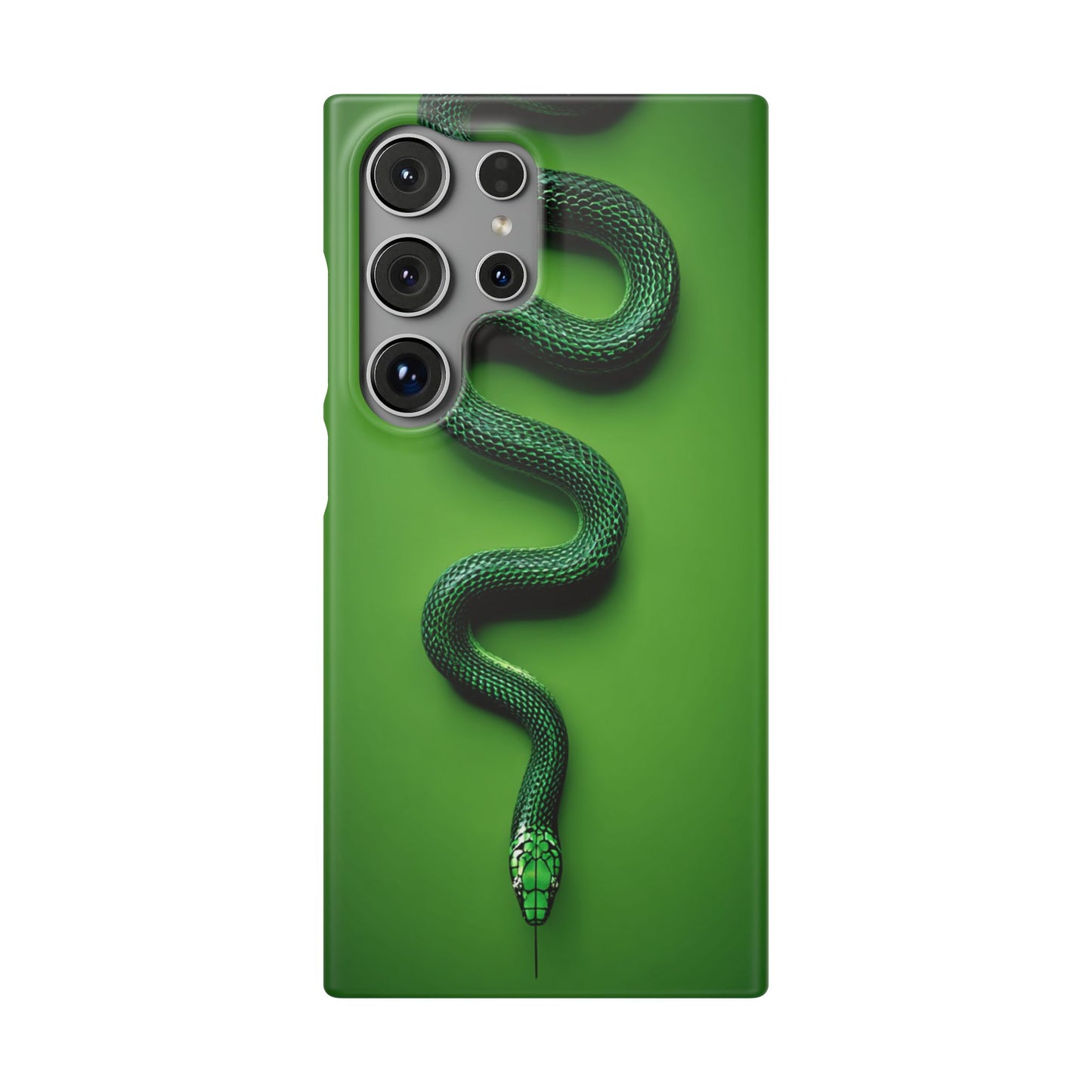 Green Snake Snap Case for iPhone, Stylish Phone Cover, Unique Gift, Trendy Accessory, Birthday, Nature Lover's Phone Case