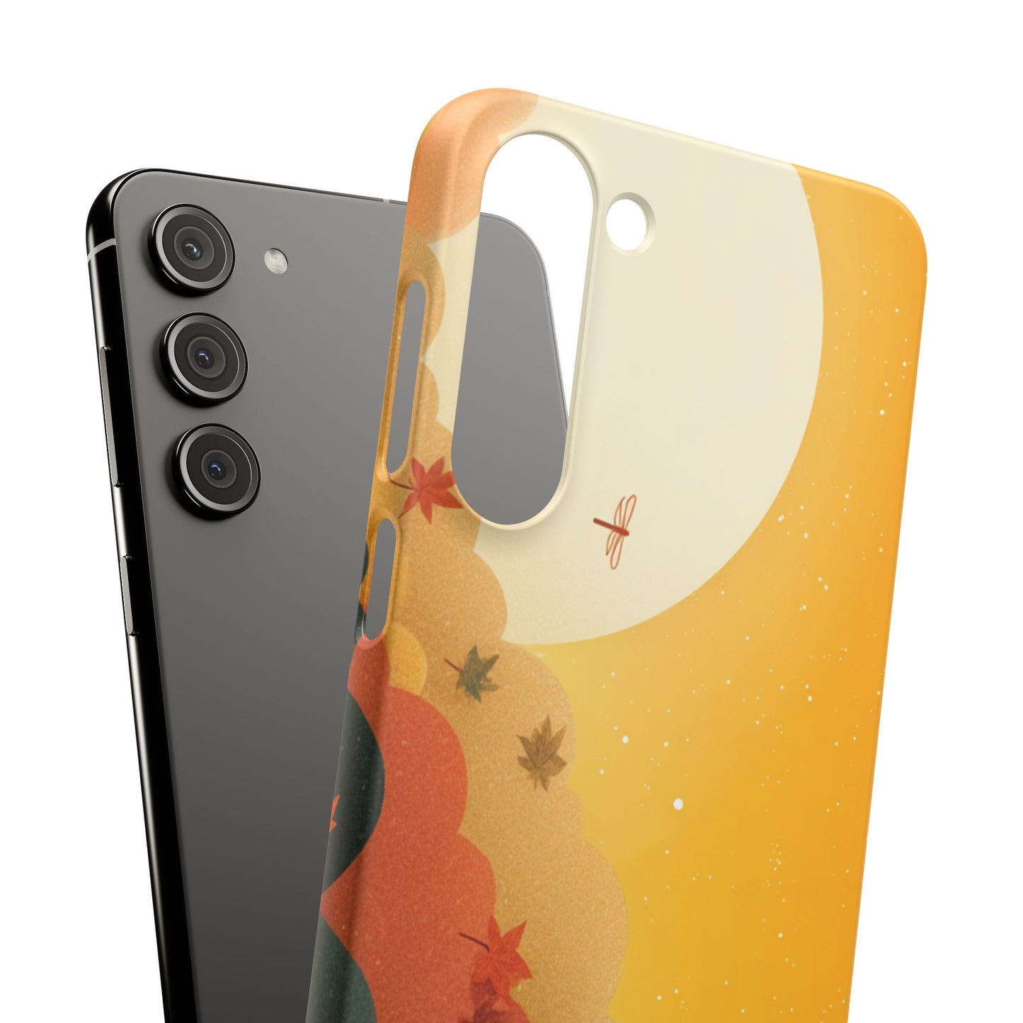 Autumn Sunset Snap Case, Fall Phone Cover, Nature-Themed Accessory, Gift for Her, Seasonal Aesthetic