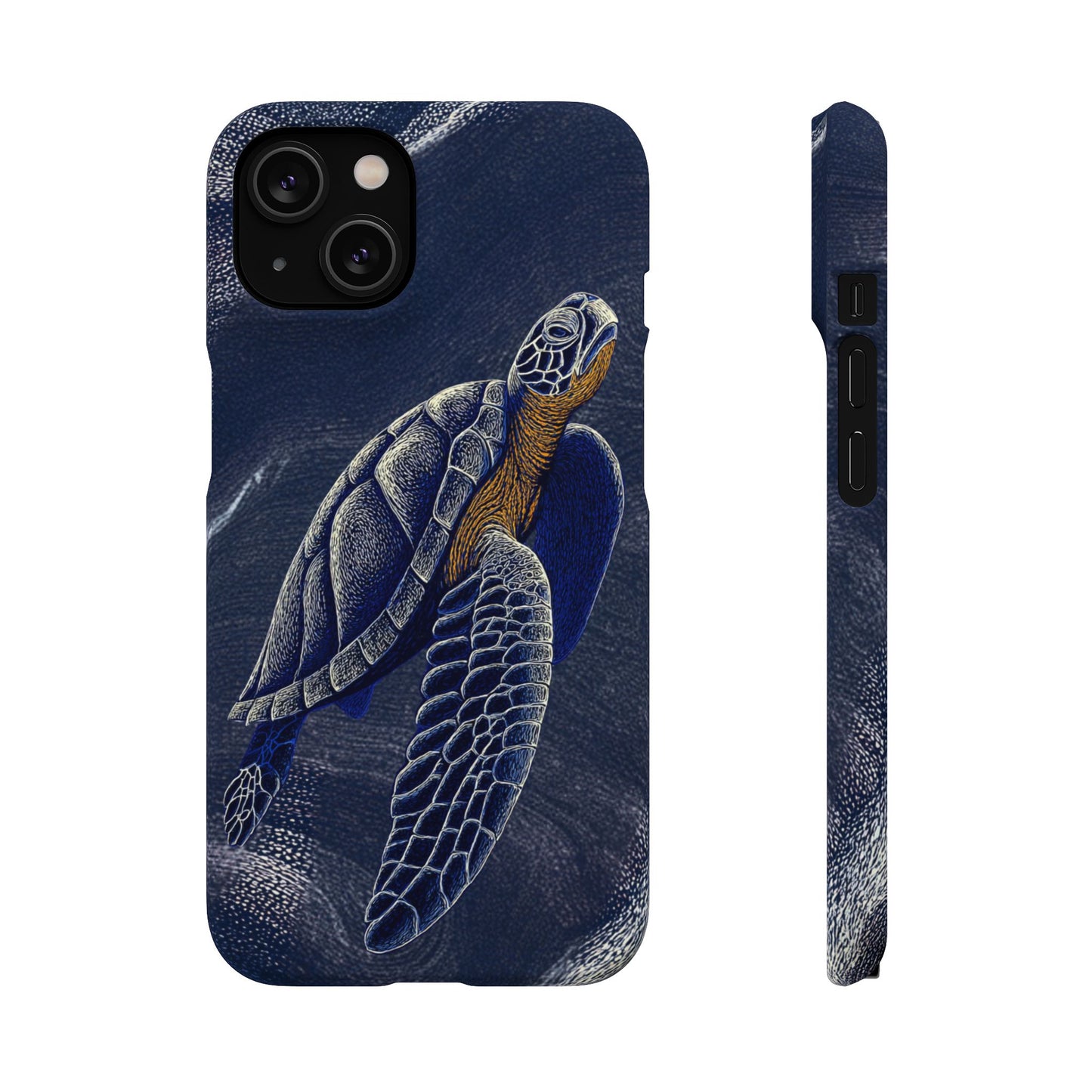 Marine Turtle Snap Case for Nature Lovers Phone Covers For Iphones and Samsungs Customization