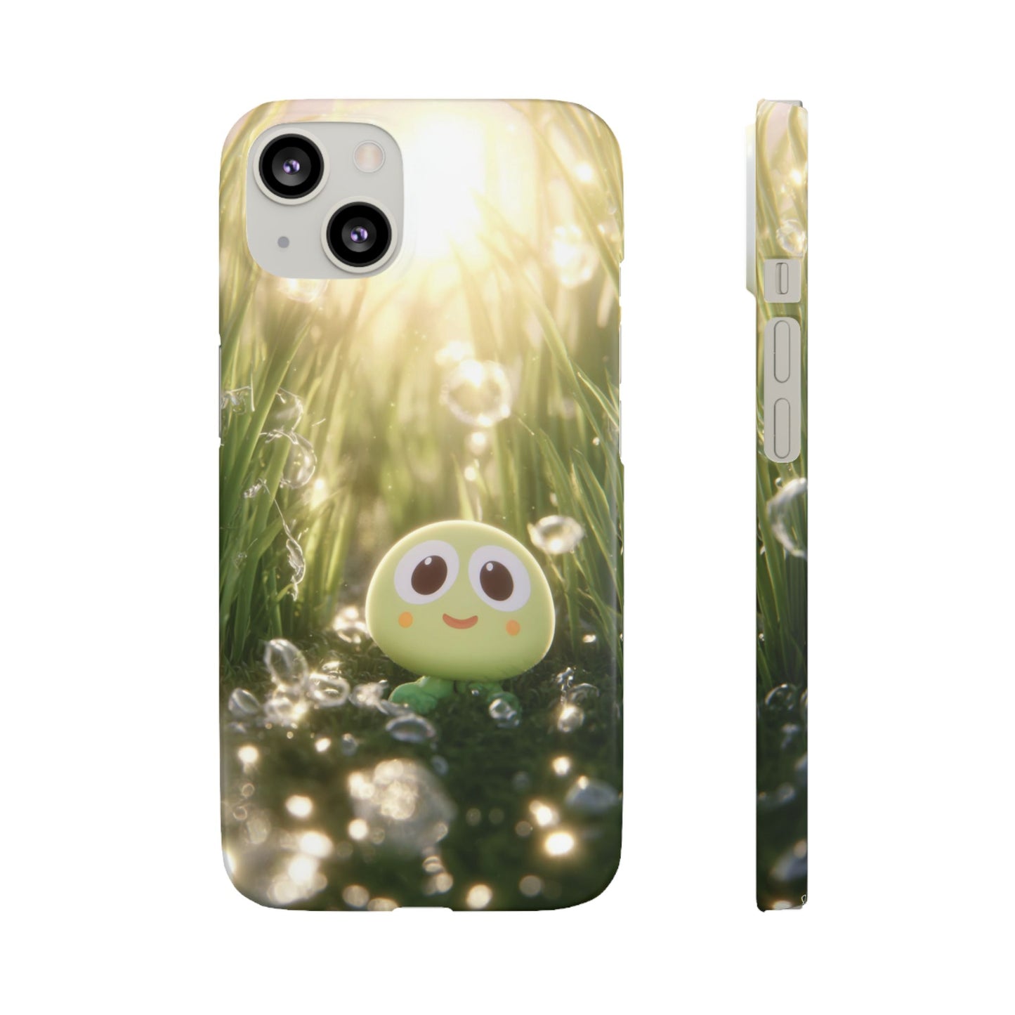 Cute Nature-Inspired Snap Case, Cartoon Phone Cover, Eco-Friendly Gift, Fun Accessory, Personalized Phone Case, Nature Lover's Gift