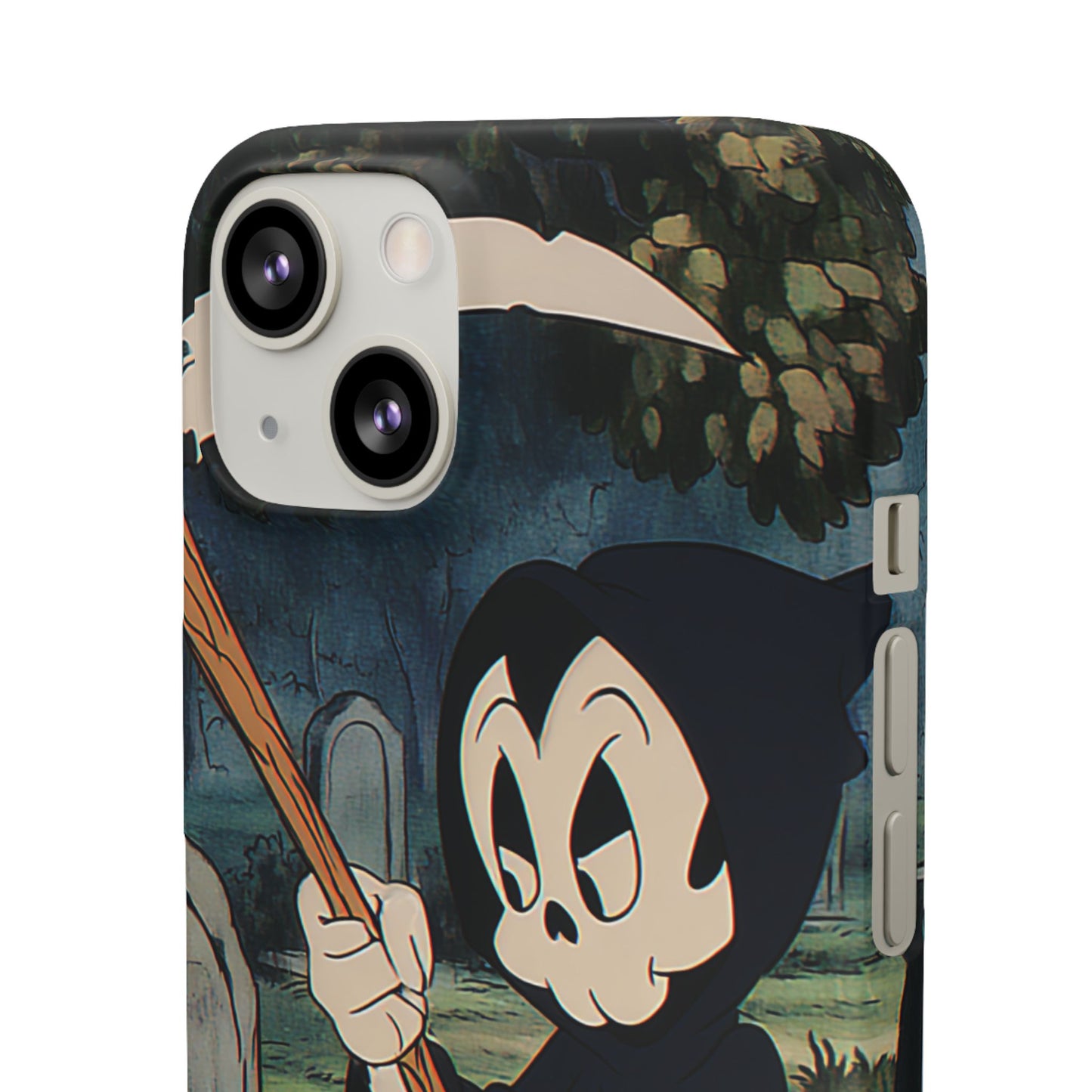 Grim Reaper Snap Case, Halloween Phone Case, Cute Death Phone Cover, Spooky Accessories, Unique Phone Protector