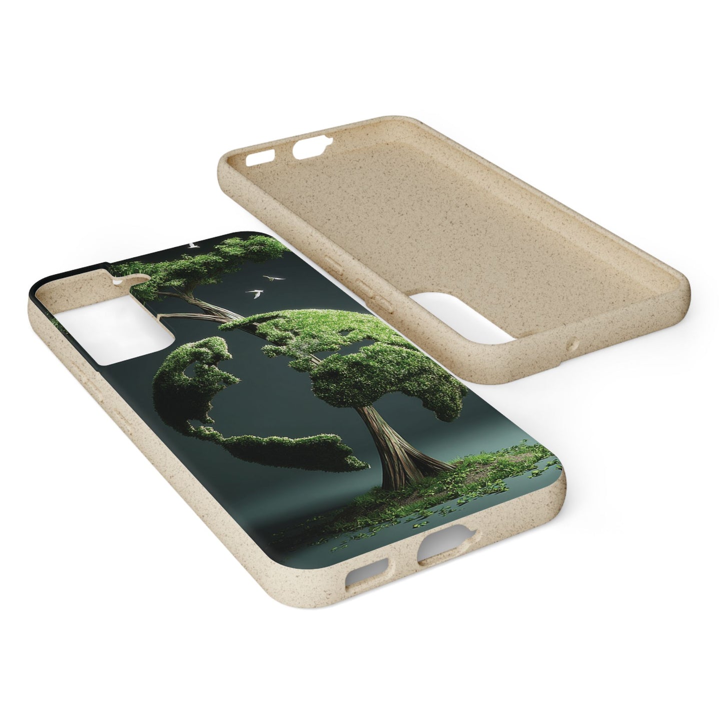 Eco-Friendly Phone Case with Nature Design, Sustainable iPhone Cover, Biodegradable Cellphone Accessories, Green Earth Gift, Earth Day [...]