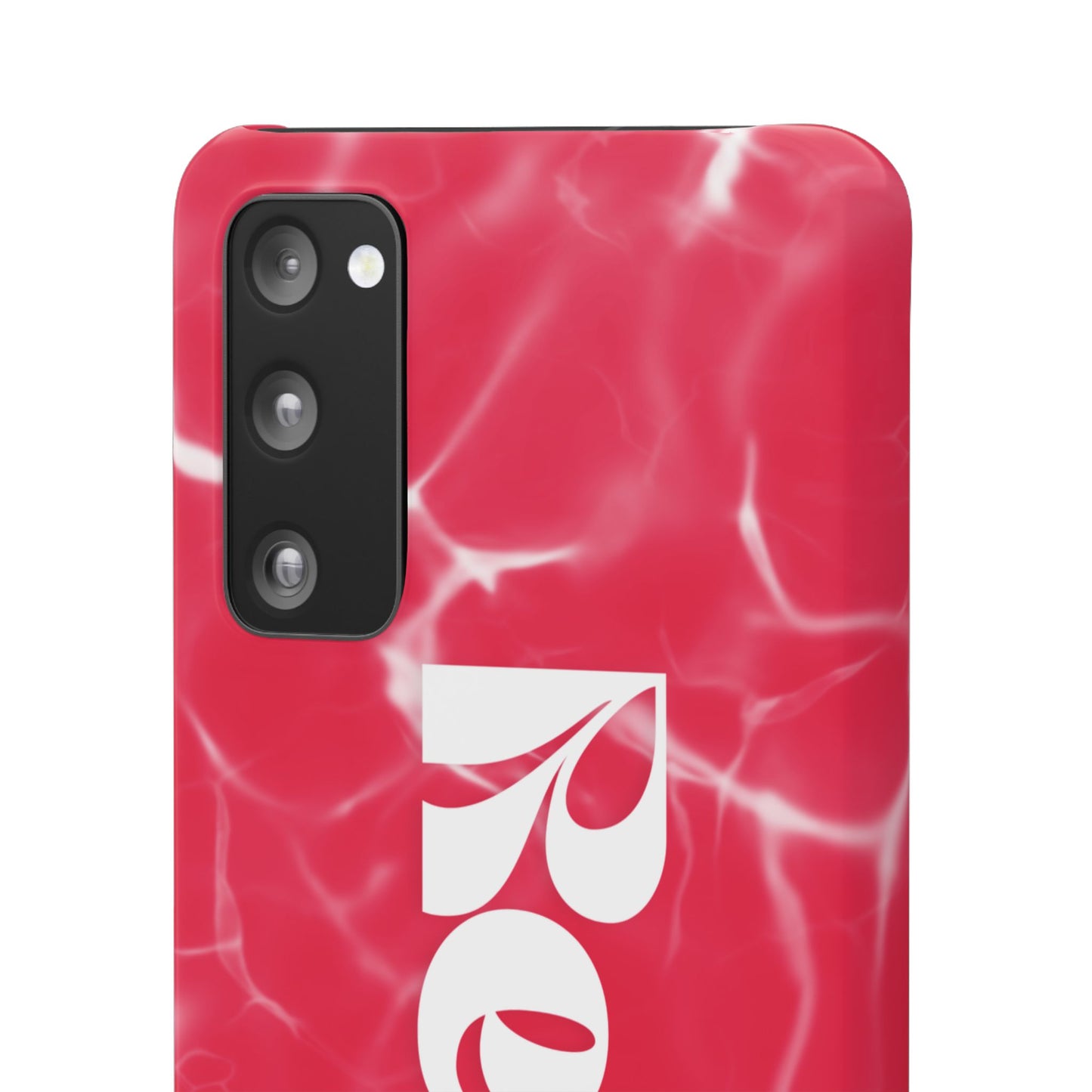 Vibrant Red Snap Case for iPhone, Trendy Phone Cover, Gift for Her, Summer Accessory, Stylish Tech Protection