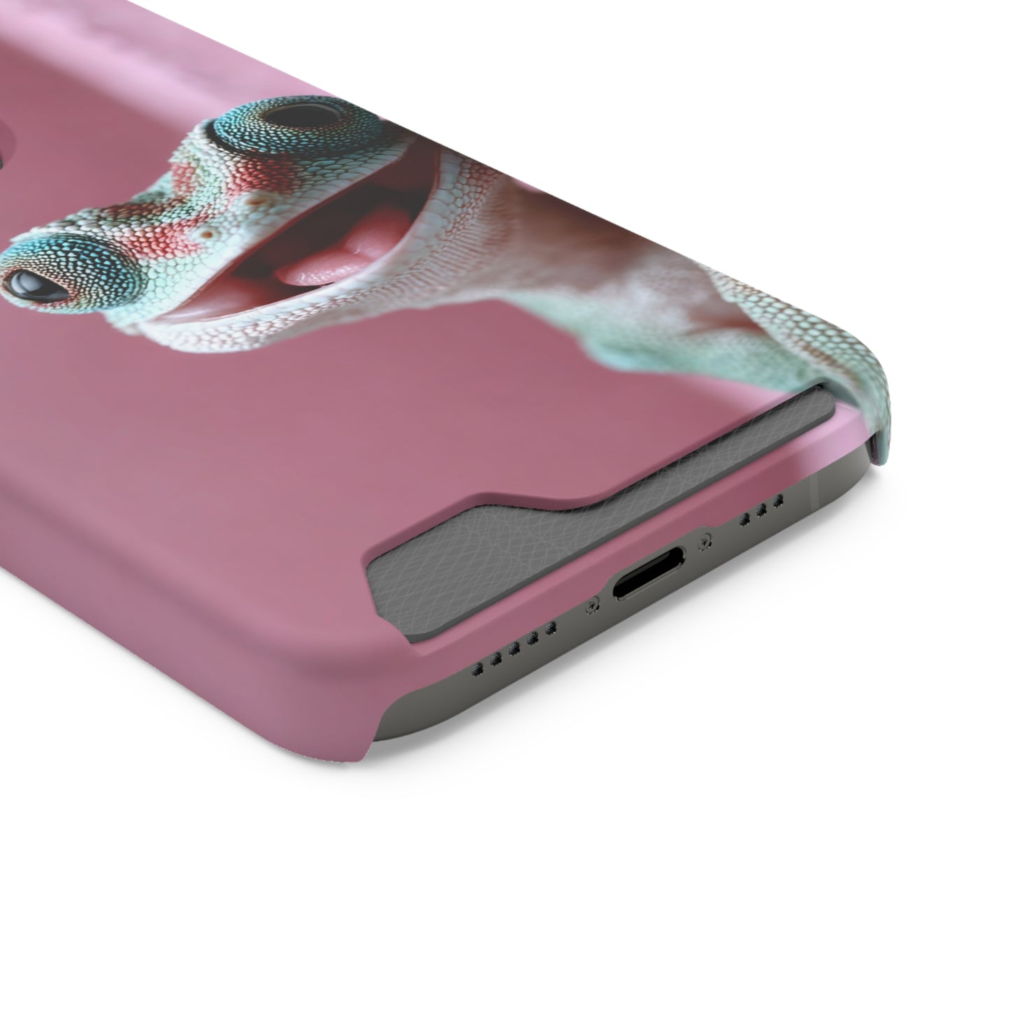 Whimsical Phone Case with Card Holder - Cute Gecko Design, Fun Gift for Kids, Stylish Accessory for Everyday Use, Perfect for [...]