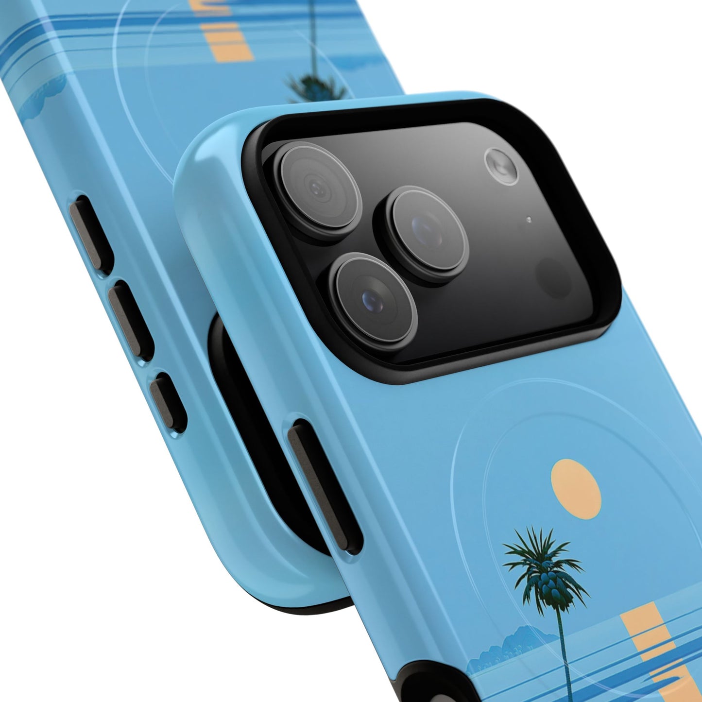 Tough Magnetic Case — Minimal Sunset Palm Phone Cover
