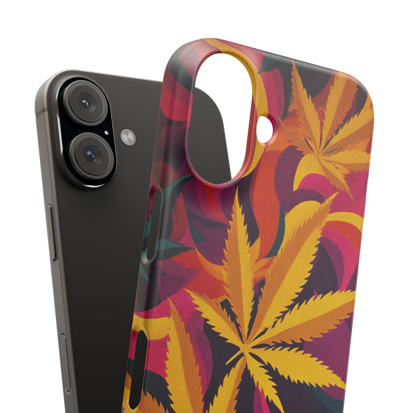 Autumn Vibe Cannabis Snap Case for IPhones and Samsungs Custom