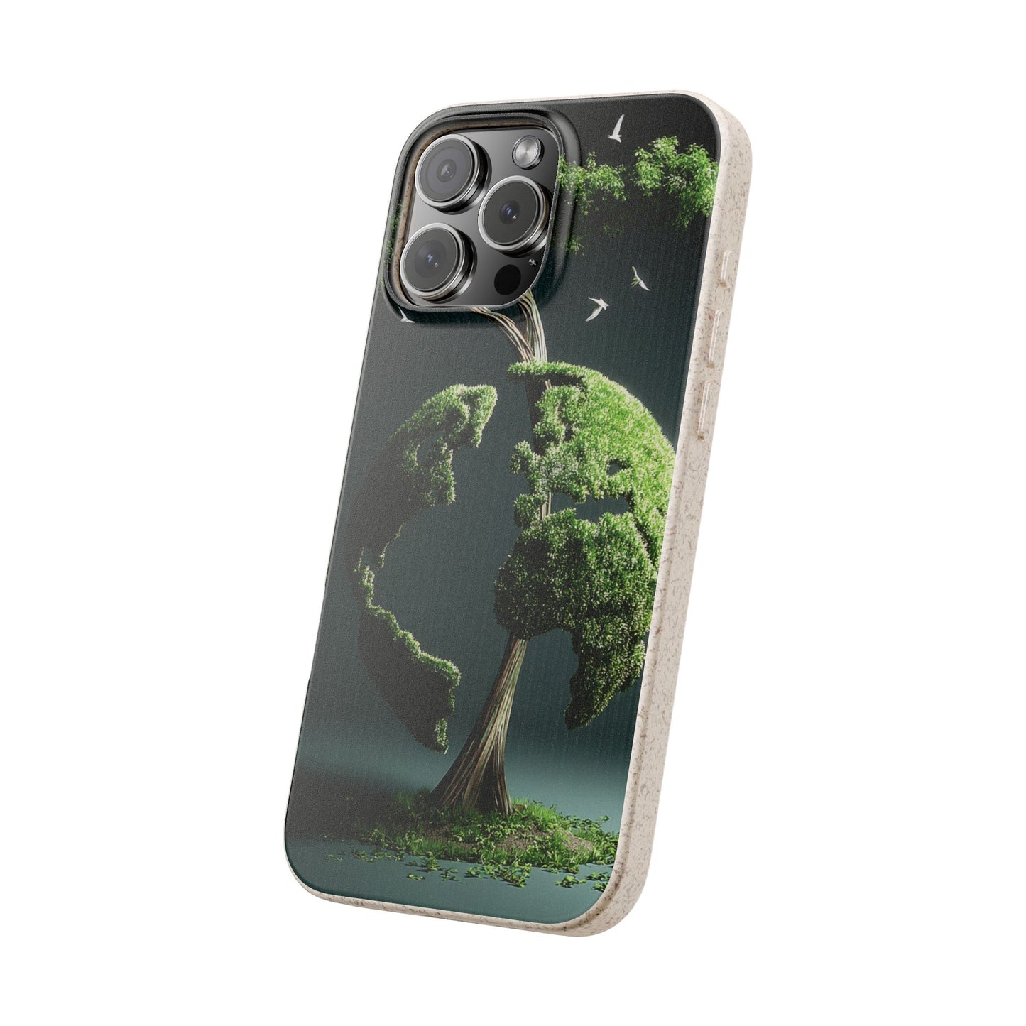 Eco-Friendly Phone Case with Nature Design, Sustainable iPhone Cover, Biodegradable Cellphone Accessories, Green Earth Gift, Earth Day [...]
