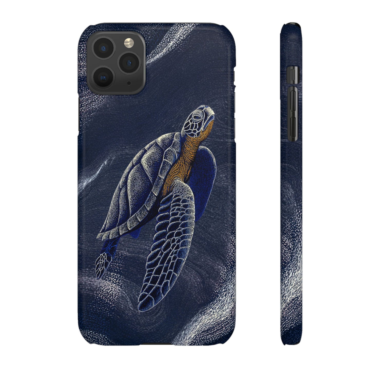 Marine Turtle Snap Case for Nature Lovers Phone Covers For Iphones and Samsungs Customization