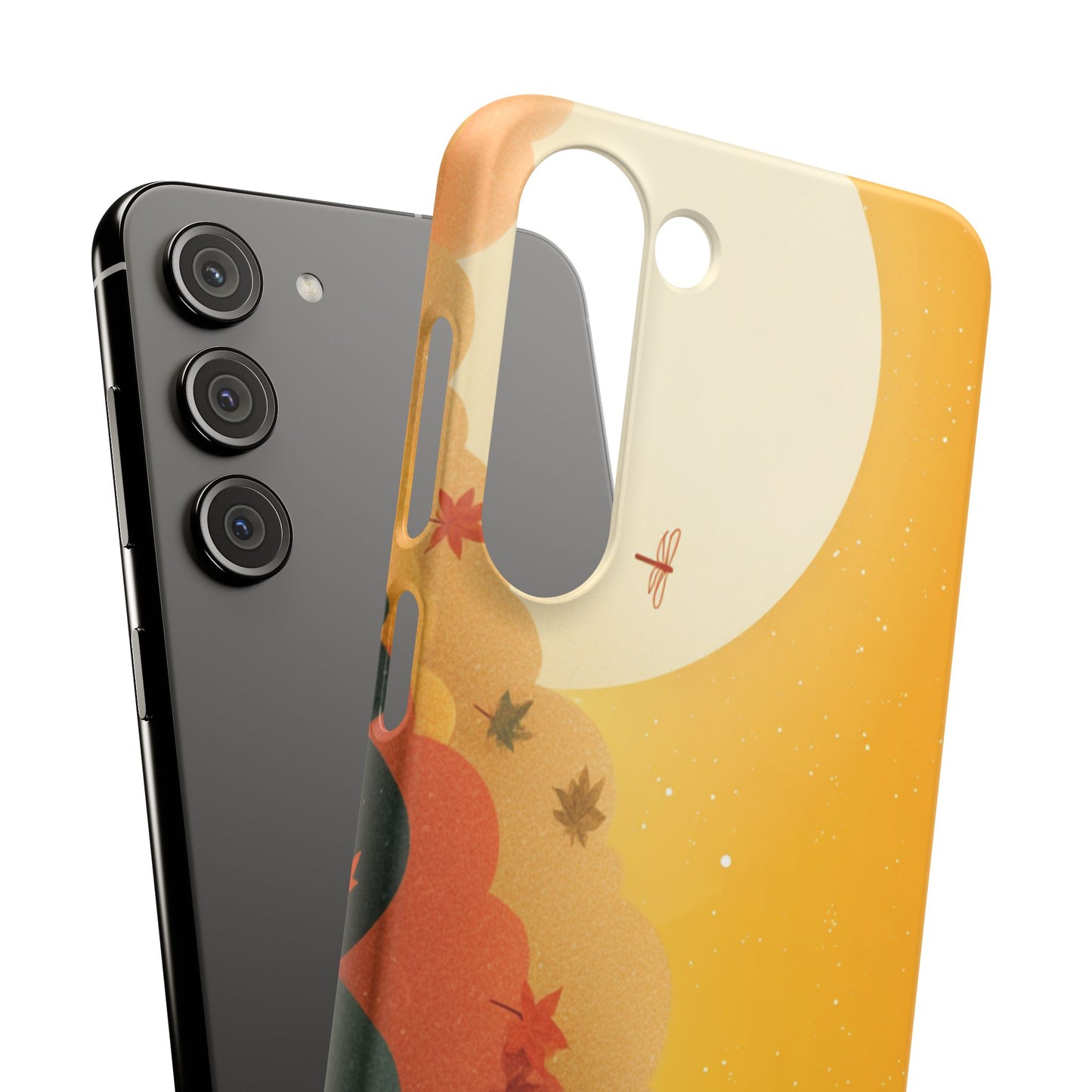 Autumn Sunset Snap Case, Fall Phone Cover, Nature-Themed Accessory, Gift for Her, Seasonal Aesthetic