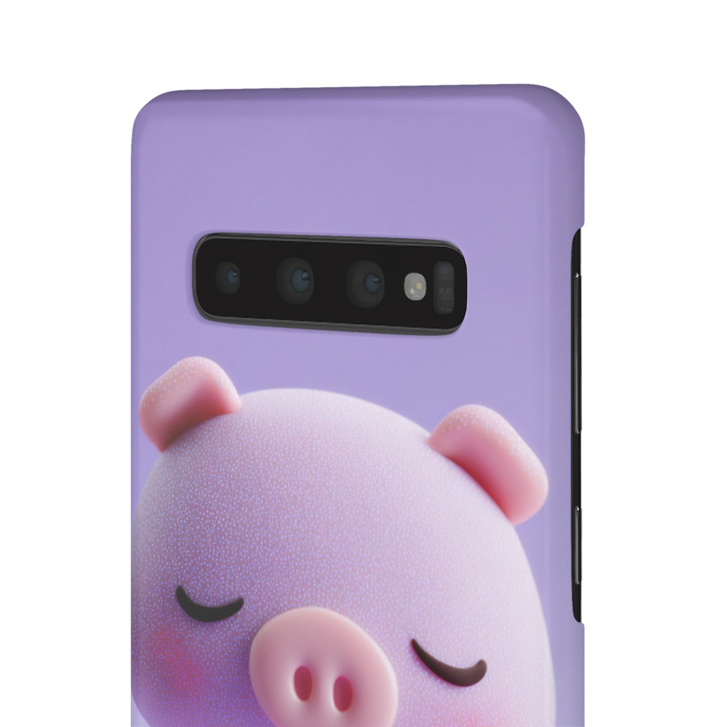 Cute Pig Snap Case for iPhone, Animal Lovers Phone Cover, Kawaii Aesthetic Accessory, Birthday Gift, Unique Phone Protection