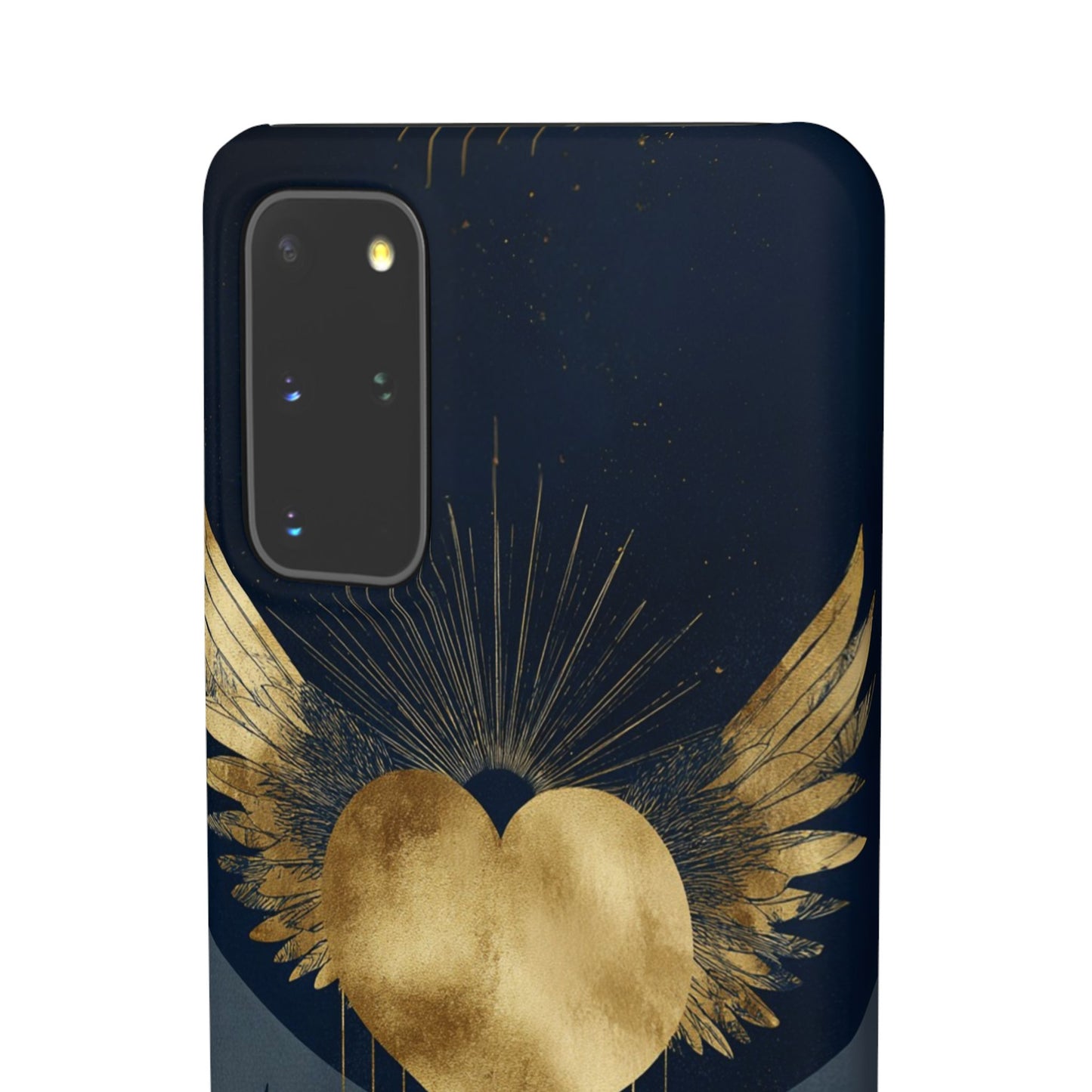 Heart Wing Snap Case, Elegant Phone Cover, Unique Gift, Artistic Accessory, Protective Case for Love and Romance