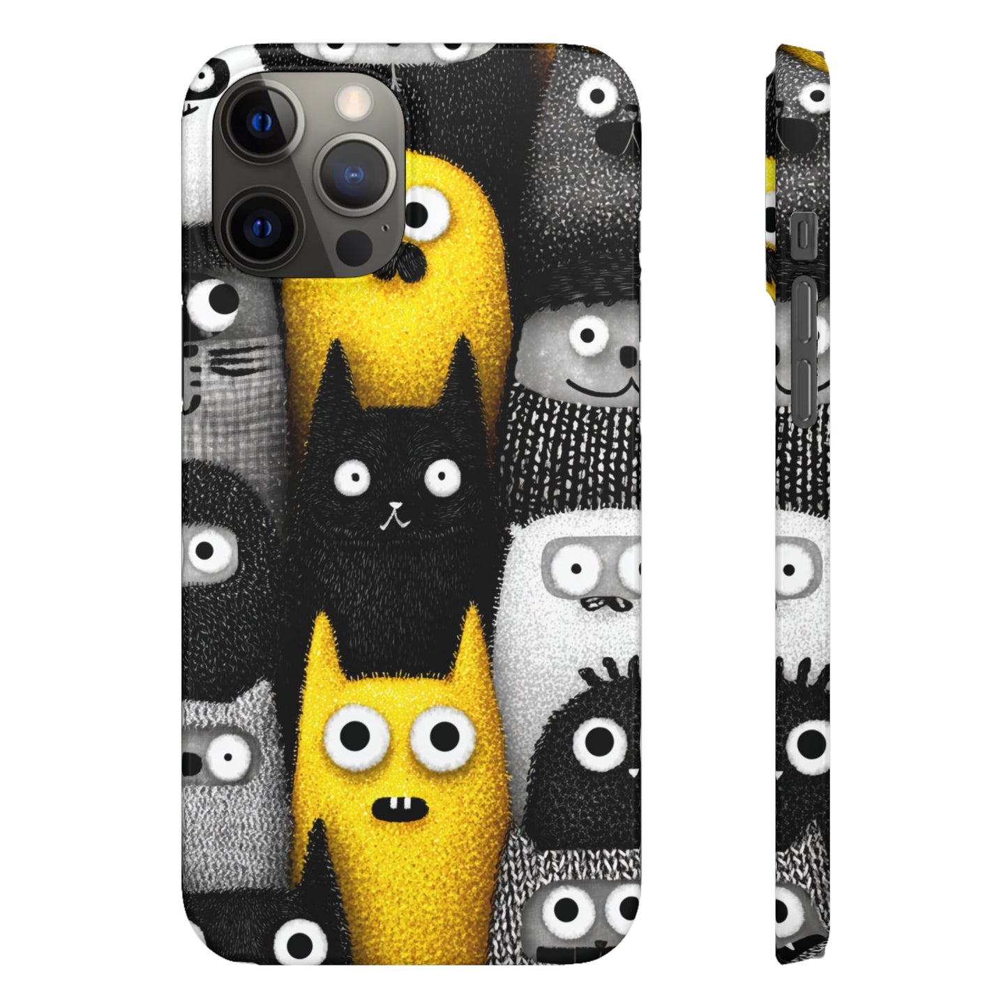 Colorful Character Snap Cases, Cute Phone Cover, Unique Gift for Kids, Fun Accessory, Perfect for Birthdays, Holidays