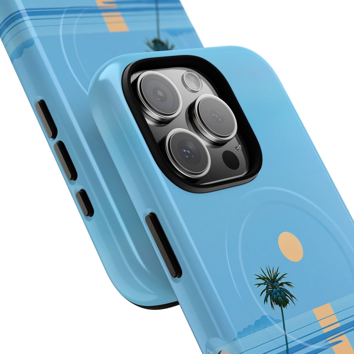 Tough Magnetic Case — Minimal Sunset Palm Phone Cover
