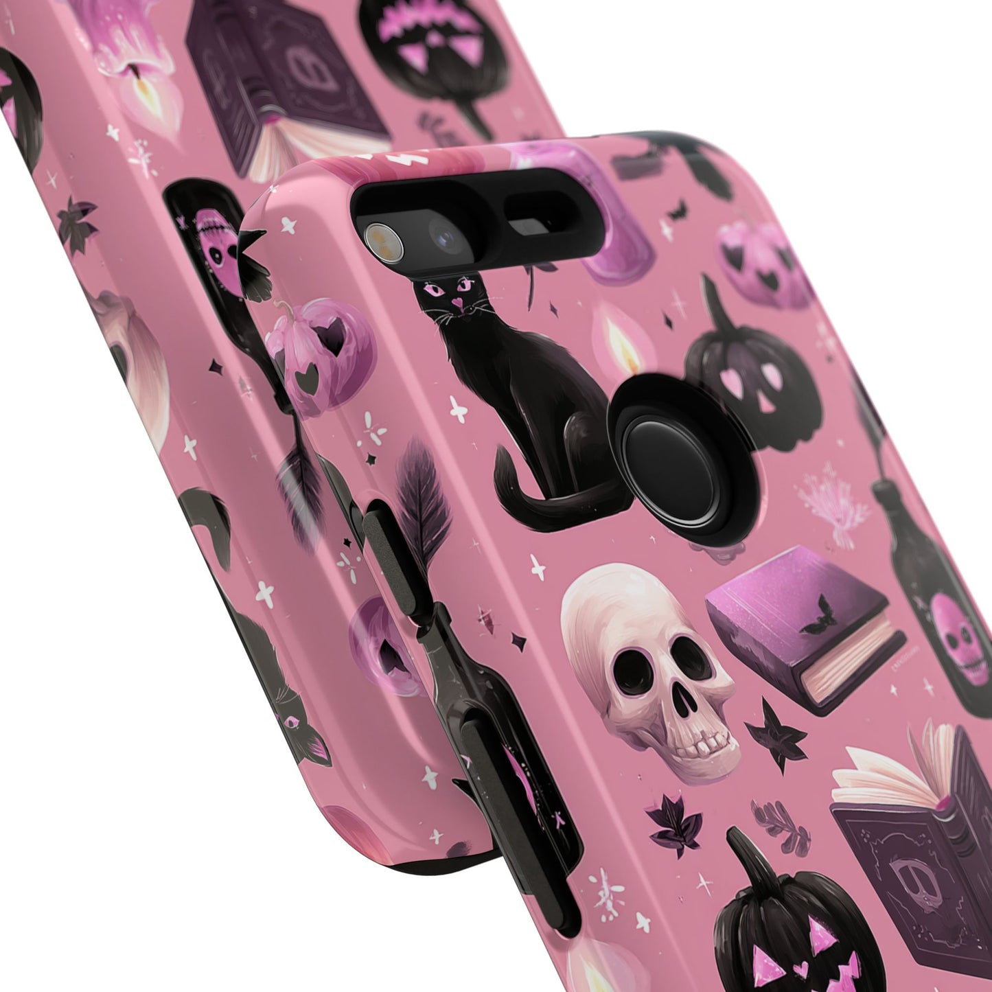 Spooky Phone Case - Halloween Design, Cute Costume Accessory, Fall Decor, Gift for Cat Lovers, Witchy Vibes, Trick or Treat
