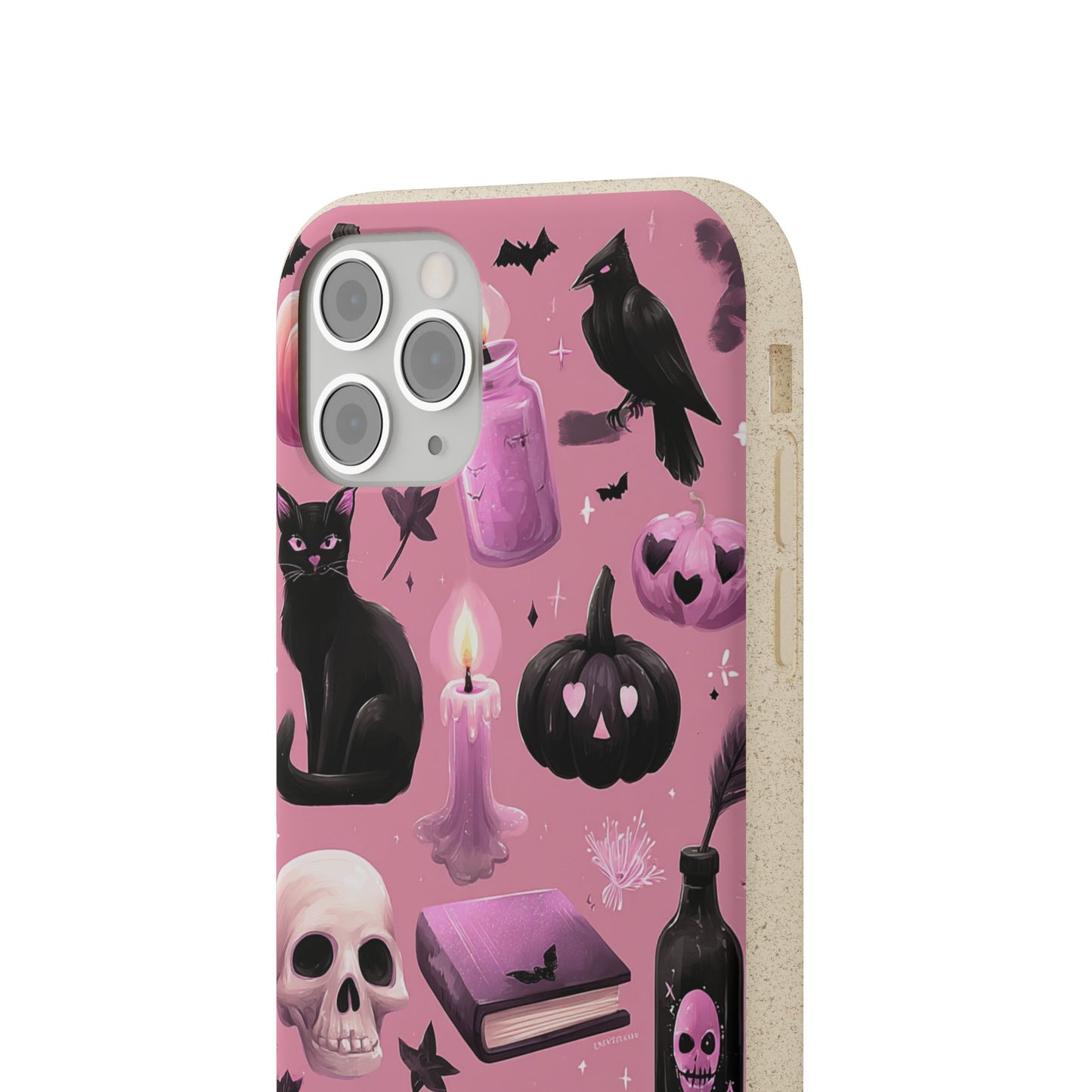 Halloween-Inspired Biodegradable Phone Case, Eco-Friendly Cell Phone Cover, Cute Goth Aesthetic Gift, Sustainable Halloween Decor, [...]