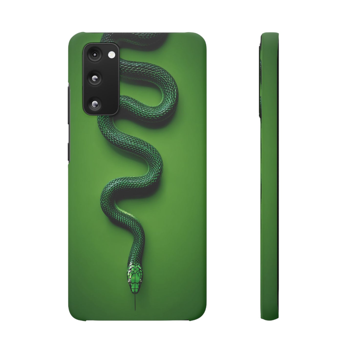 Green Snake Snap Case for iPhone, Stylish Phone Cover, Unique Gift, Trendy Accessory, Birthday, Nature Lover's Phone Case