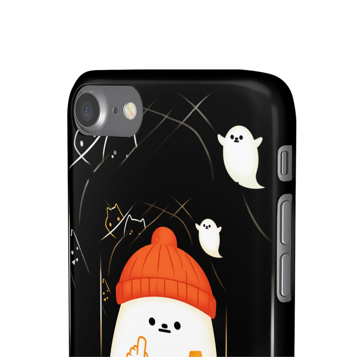 Spook You Halloween Ghost Snap Case Kawaii Protective Phone Cover for iPhone and Samsung