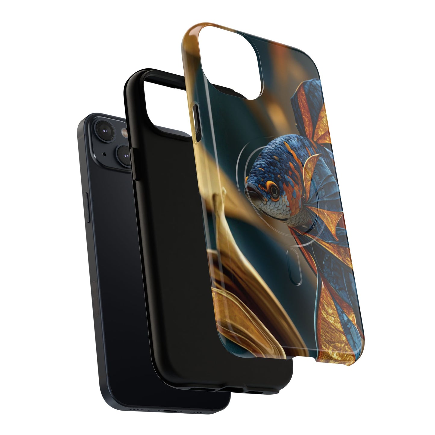 Koi Fish Tough Magnetic Phone Case — Protective Artistic Fish Design