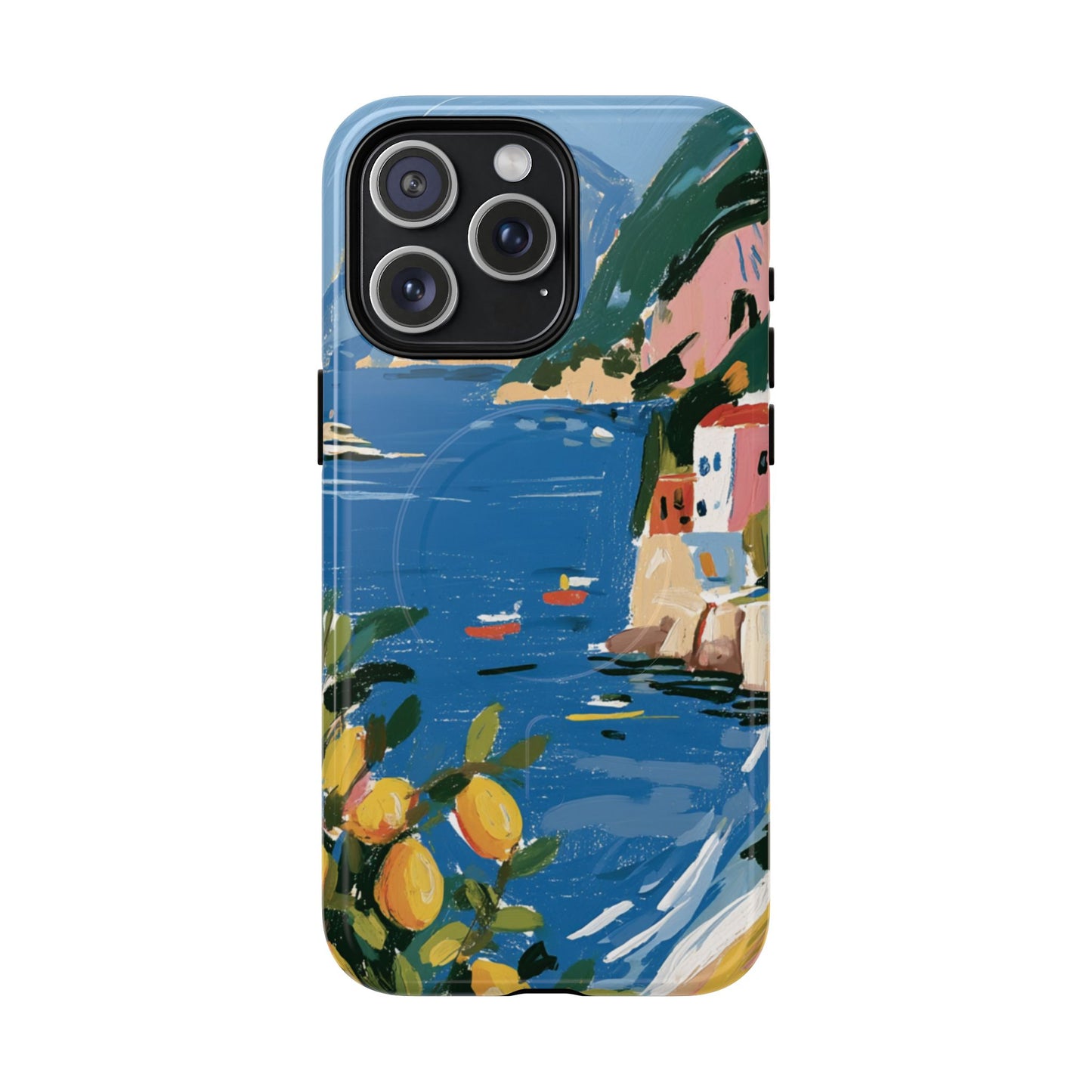 Mediterranean Coastal Phone Case – Tough Magnetic Protective Cover