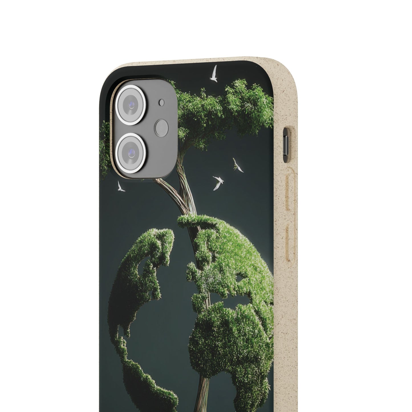 Eco-Friendly Phone Case with Nature Design, Sustainable iPhone Cover, Biodegradable Cellphone Accessories, Green Earth Gift, Earth Day [...]