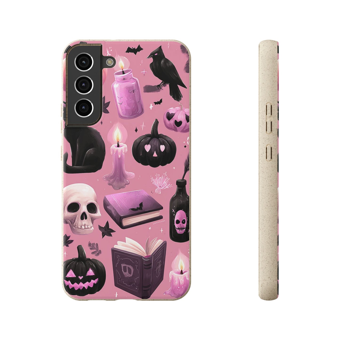 Halloween-Inspired Biodegradable Phone Case, Eco-Friendly Cell Phone Cover, Cute Goth Aesthetic Gift, Sustainable Halloween Decor, [...]