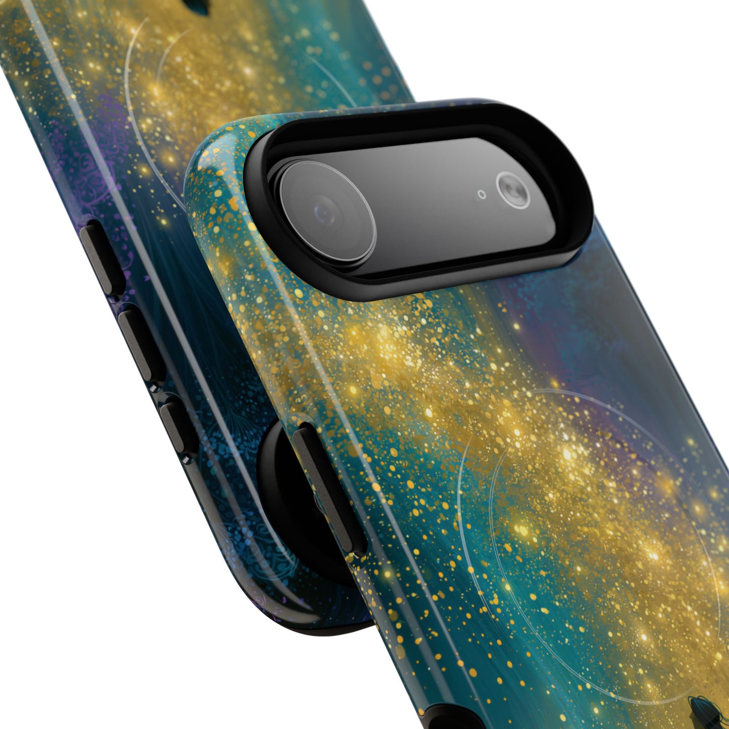 Mystical Nightfall Phone Case — Starry Silhouette Tough Magnetic Case