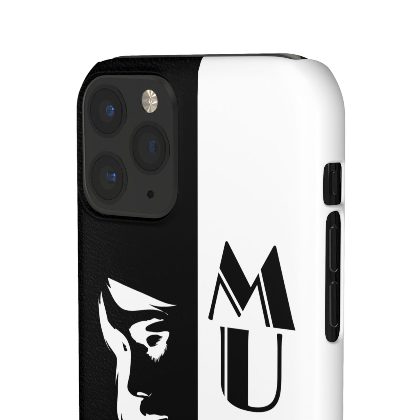 Black And White Bold Muse Snap Case Cover for iPhone and Samsung