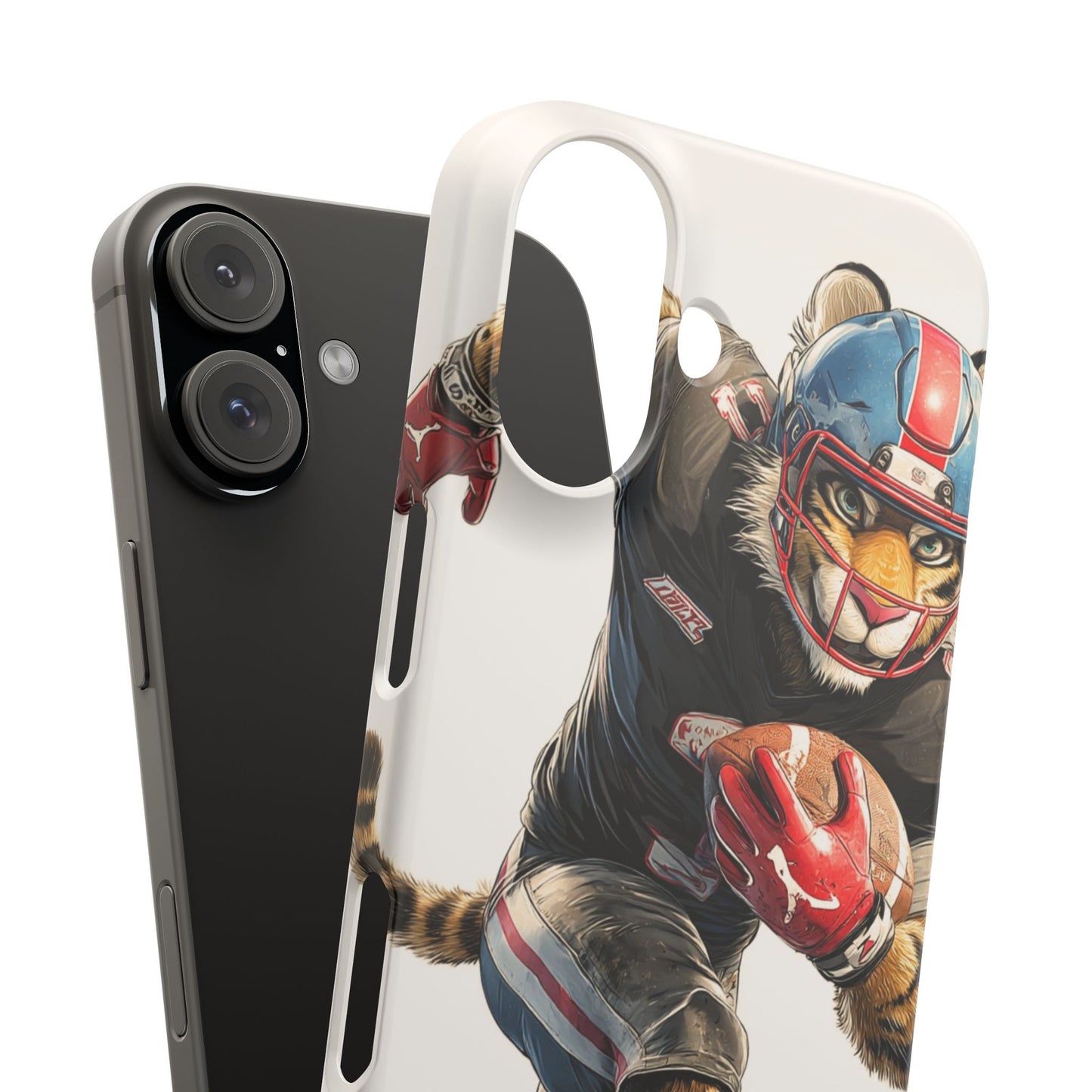 Sporty Animal Snap Cases for Phone, Unique Art, Gift for Sports Lovers, Fun Design for Gamers, iPhone Accessories