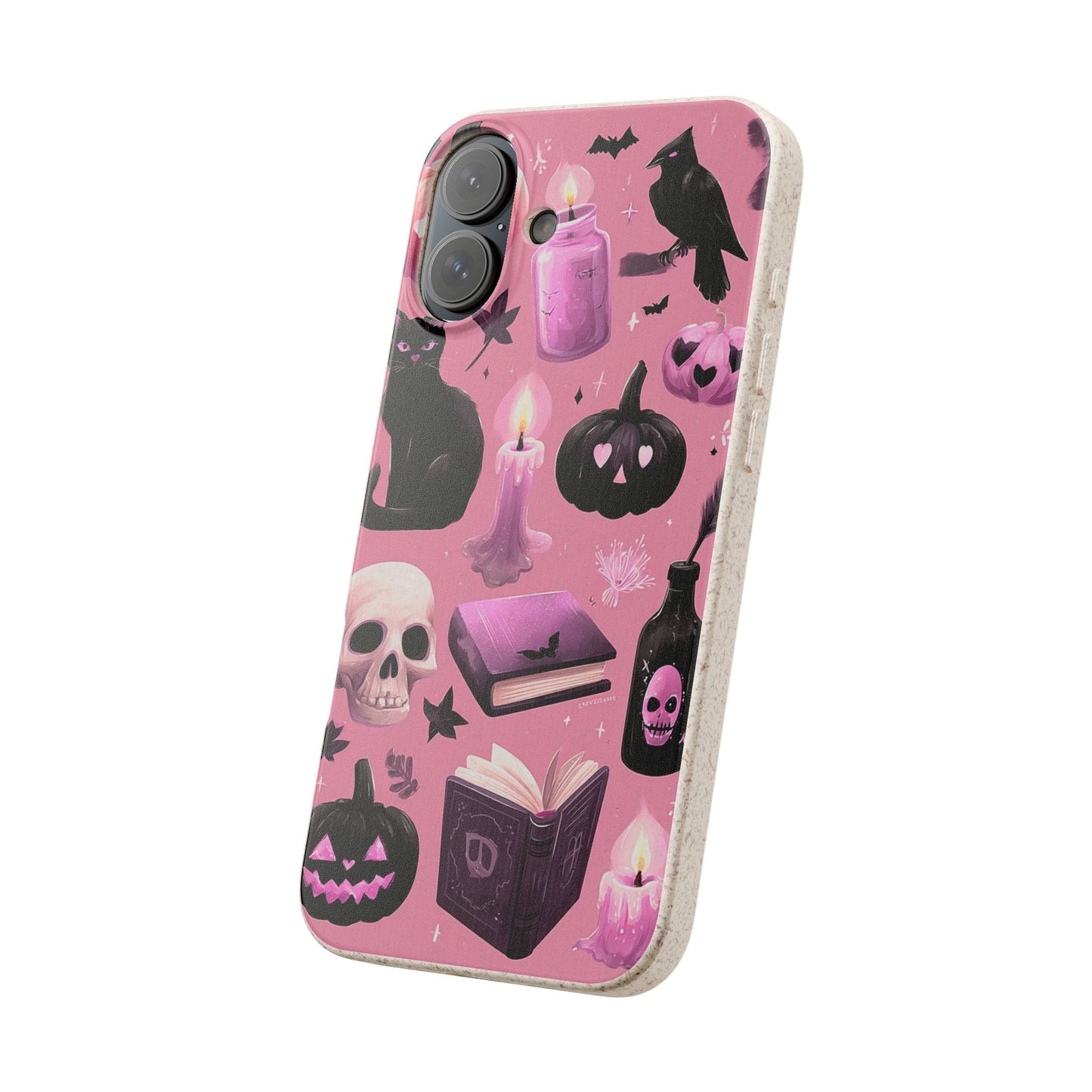 Halloween-Inspired Biodegradable Phone Case, Eco-Friendly Cell Phone Cover, Cute Goth Aesthetic Gift, Sustainable Halloween Decor, [...]