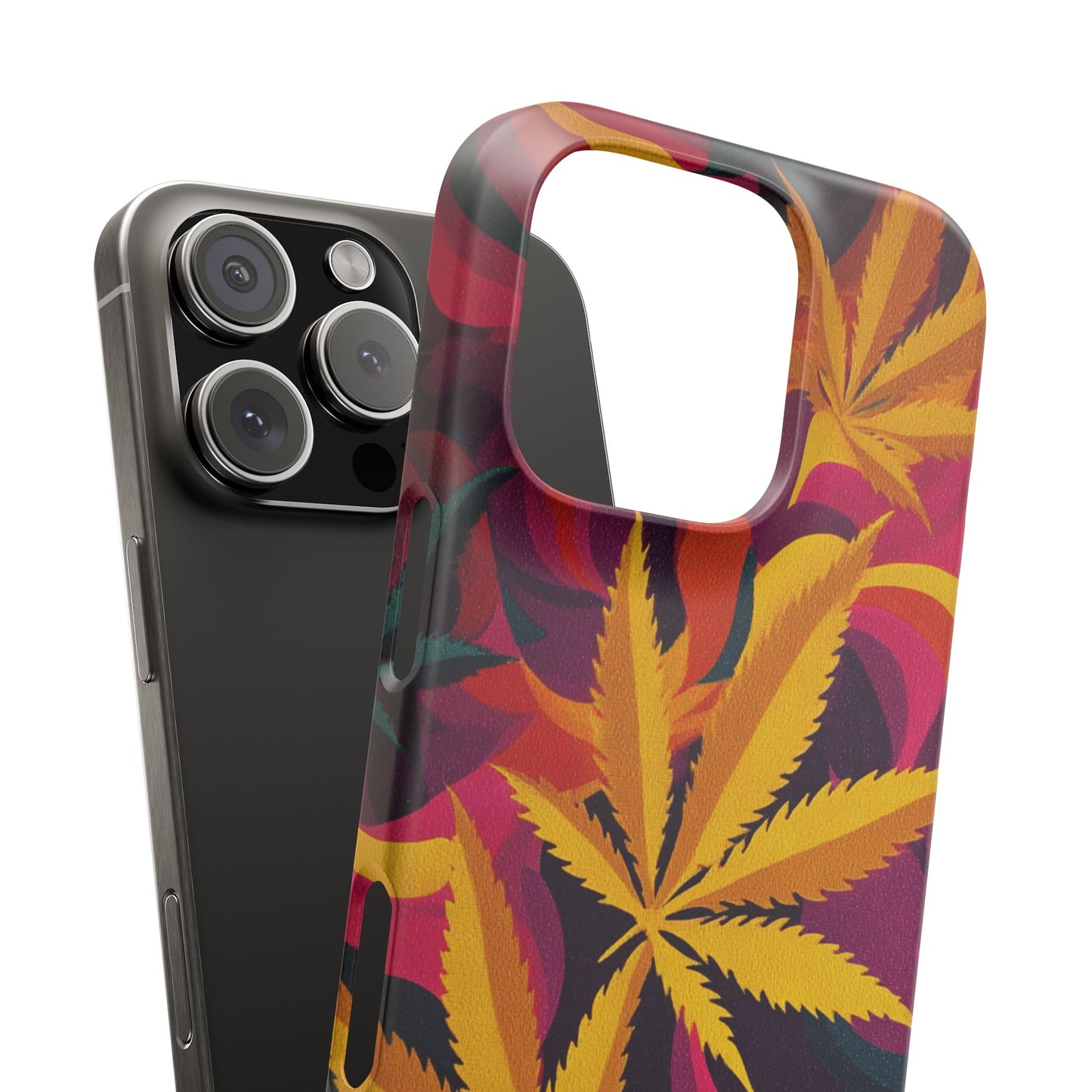 Autumn Vibe Cannabis Snap Case for IPhones and Samsungs Custom