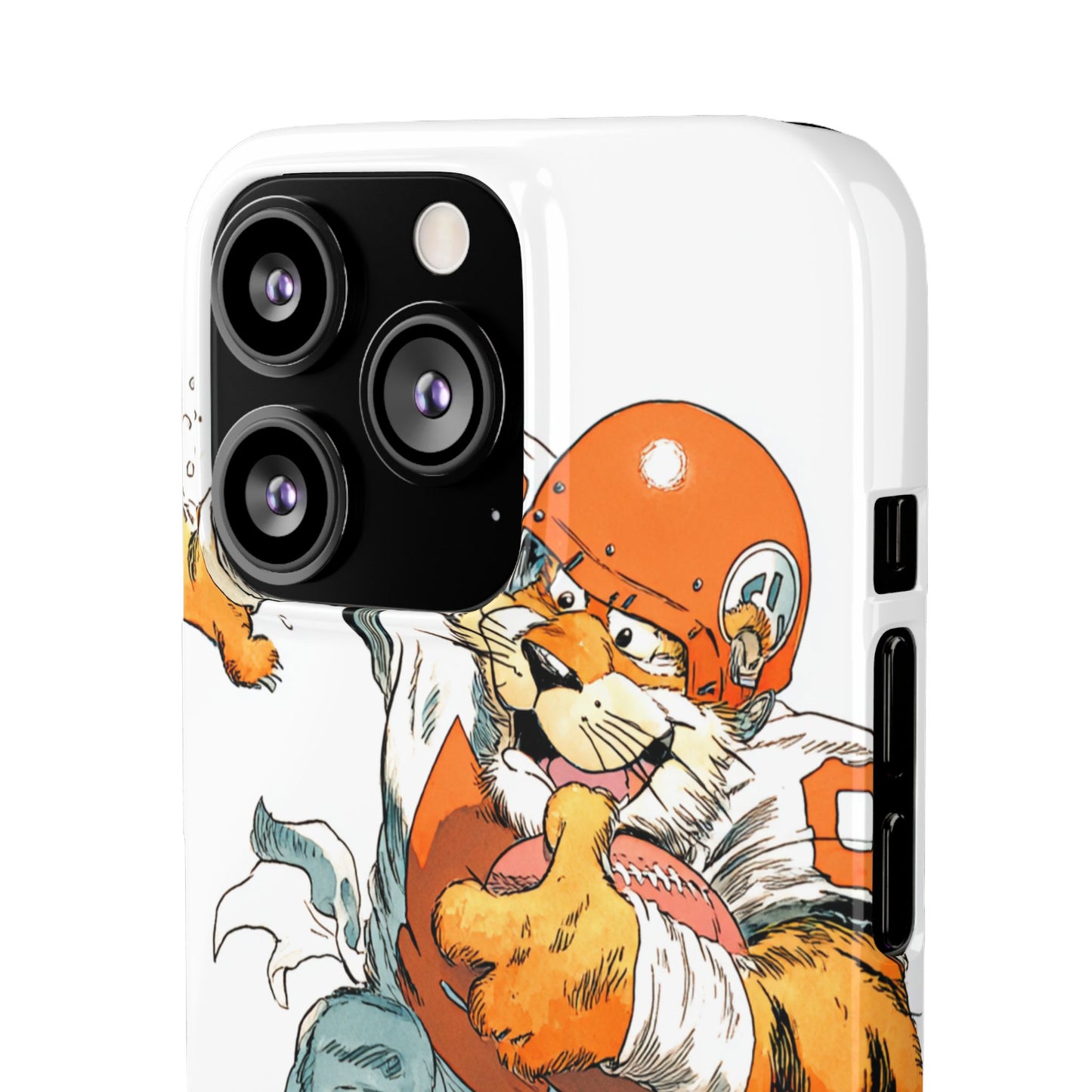 Cincinnati Bengals Snap Cases, Football Fans Phone Case, Tiger Cartoon Art Design, Football Lover Gift, Protective Phone Cover