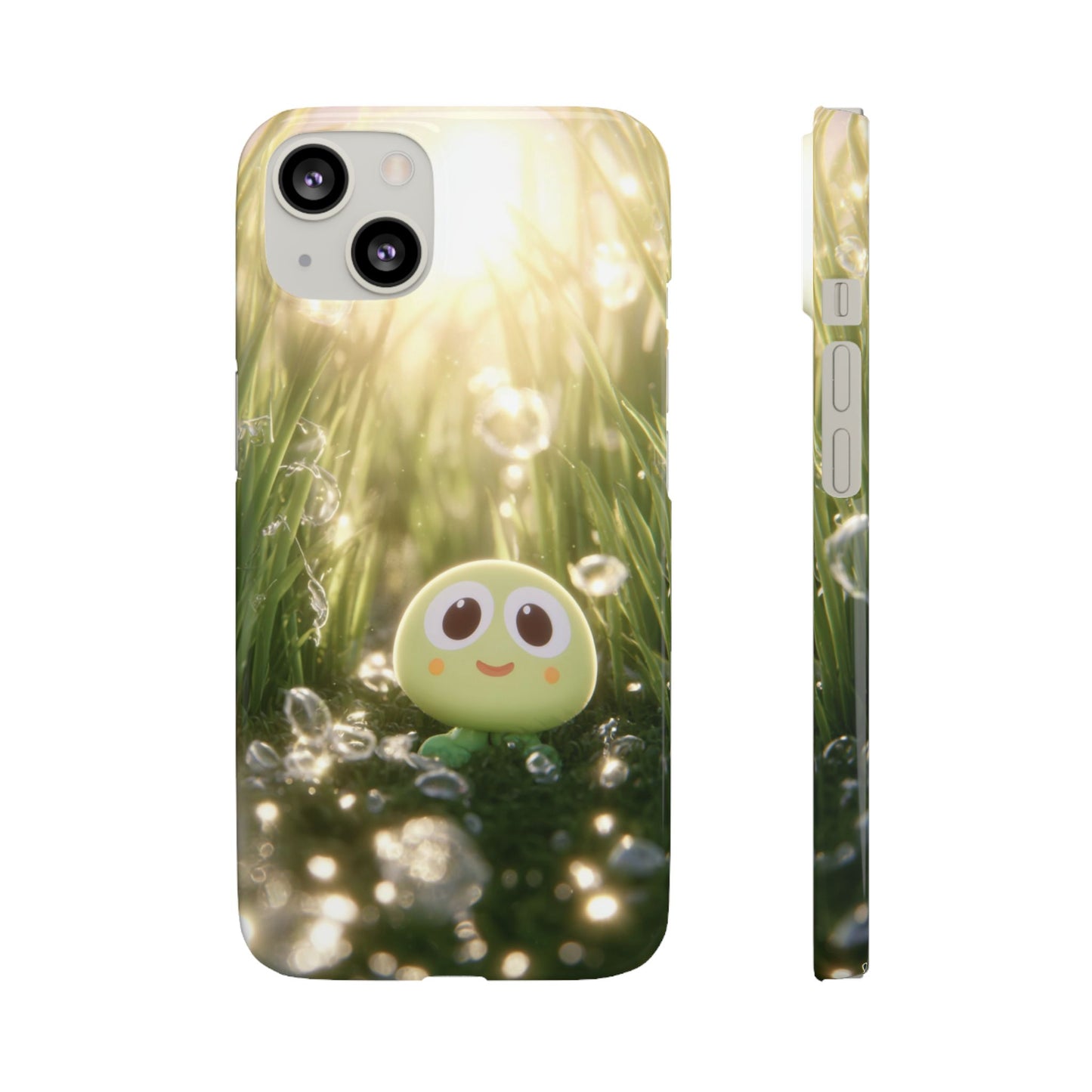Cute Nature-Inspired Snap Case, Cartoon Phone Cover, Eco-Friendly Gift, Fun Accessory, Personalized Phone Case, Nature Lover's Gift