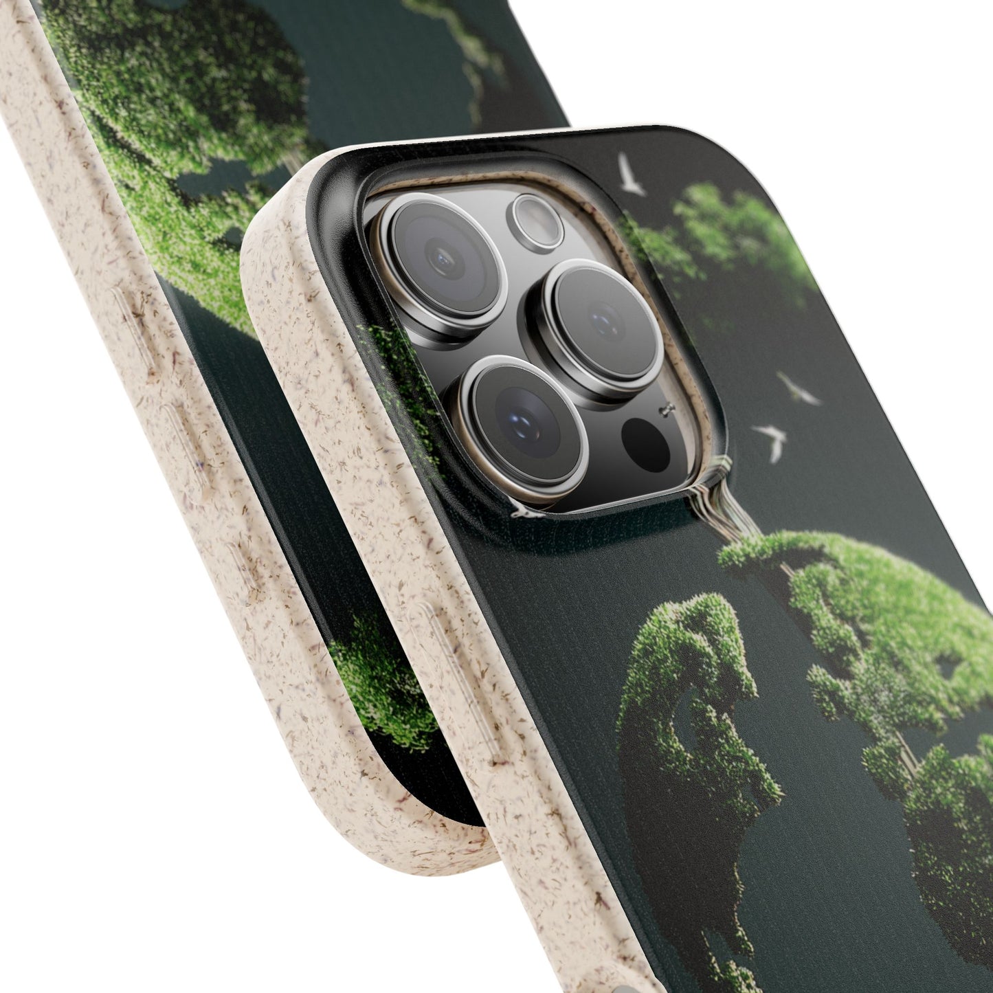 Eco-Friendly Phone Case with Nature Design, Sustainable iPhone Cover, Biodegradable Cellphone Accessories, Green Earth Gift, Earth Day [...]