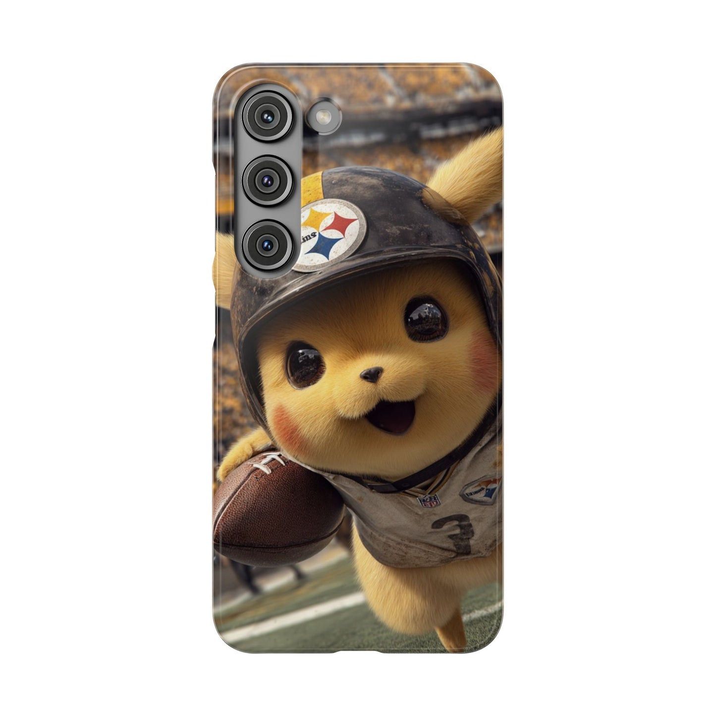 Fun Character Sports Snap Case, Phone Case, Fun Tech Accessory, Cute Gift for Gamers, Football Lovers, Kids.