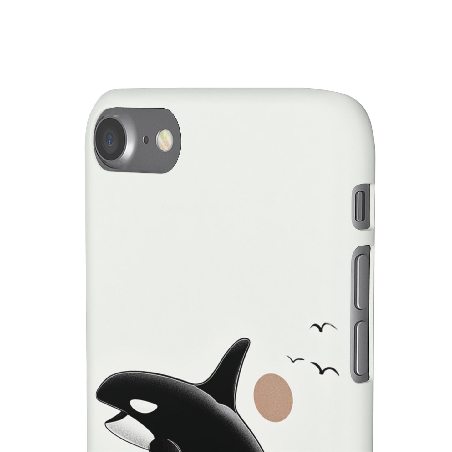 Whale Splash Phone Case | Ocean Lover Gift, Marine Art, Snap Cases, Cute Whale Design, Custom Phone Accessories
