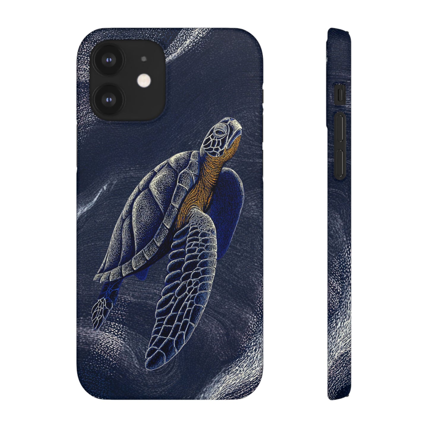 Marine Turtle Snap Case for Nature Lovers Phone Covers For Iphones and Samsungs Customization