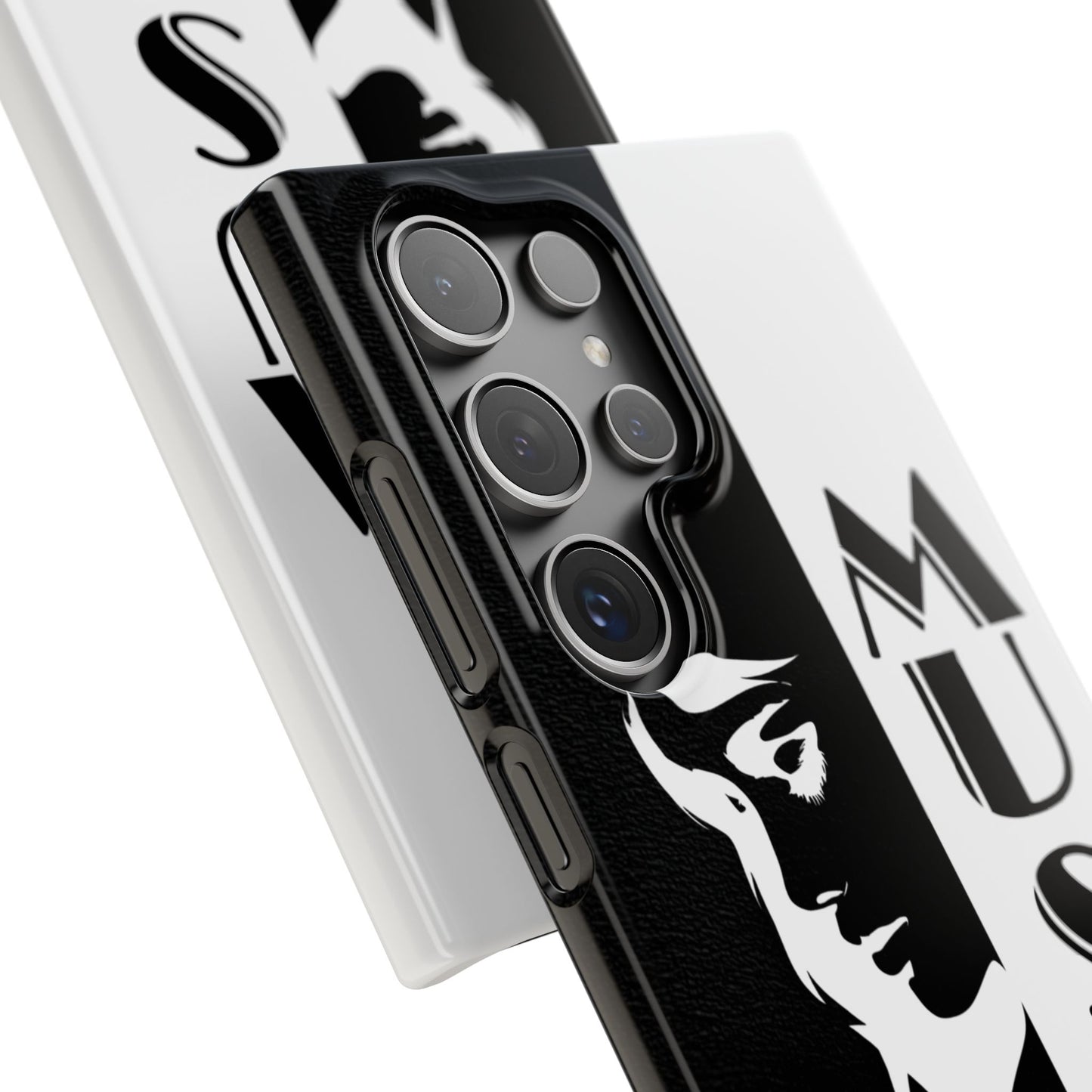 Black And White Bold Muse Snap Case Cover for iPhone and Samsung