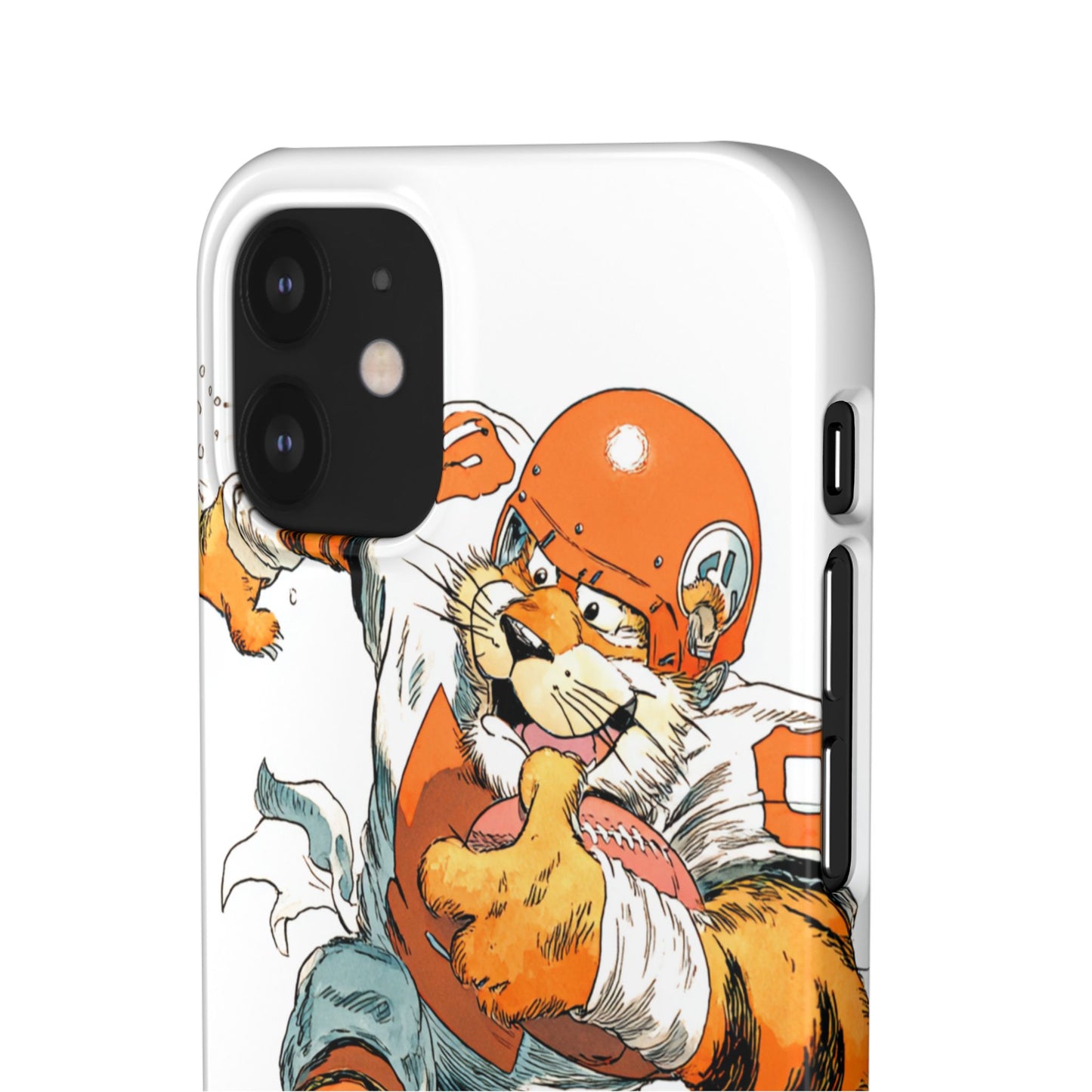 Cincinnati Bengals Snap Cases, Football Fans Phone Case, Tiger Cartoon Art Design, Football Lover Gift, Protective Phone Cover