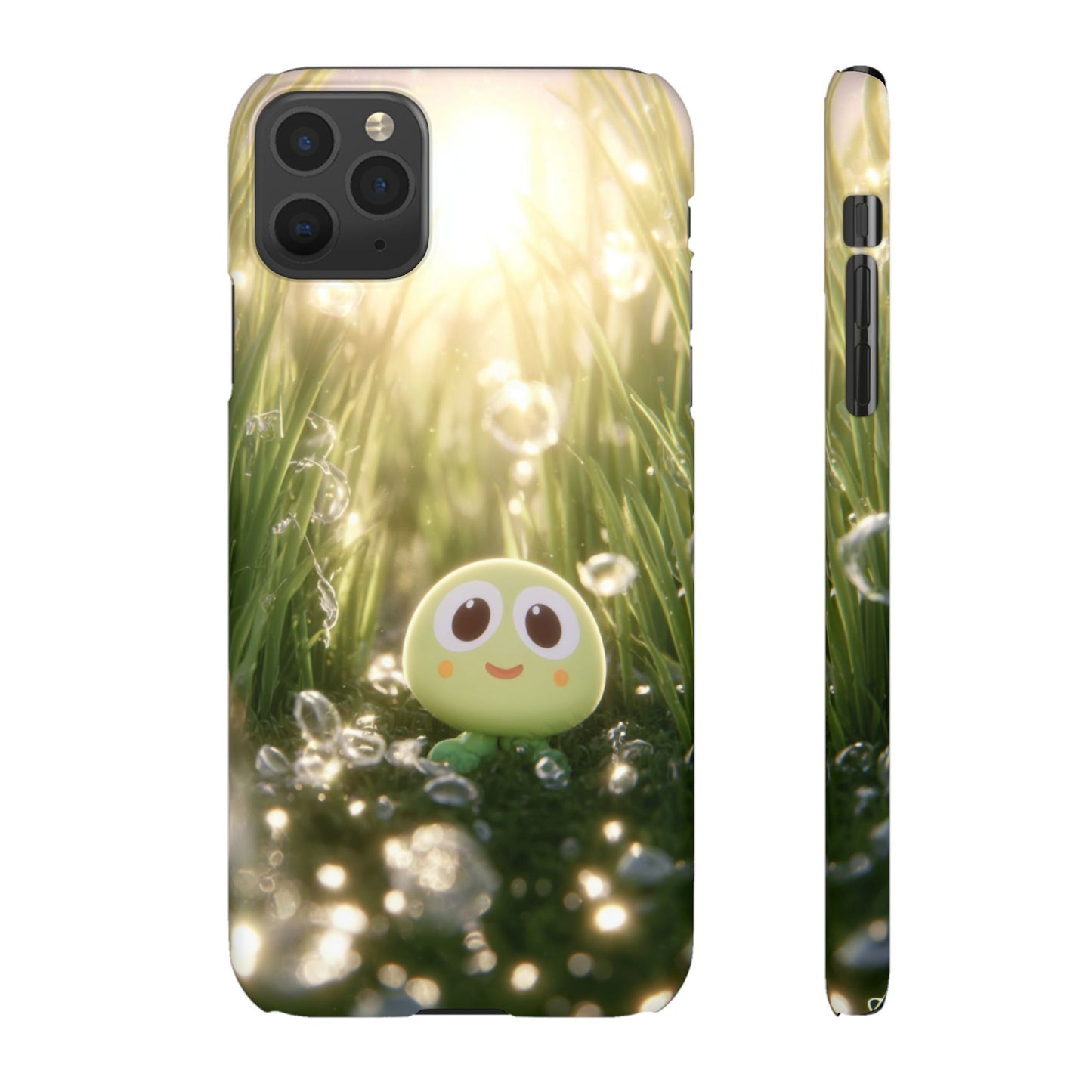 Cute Nature-Inspired Snap Case, Cartoon Phone Cover, Eco-Friendly Gift, Fun Accessory, Personalized Phone Case, Nature Lover's Gift