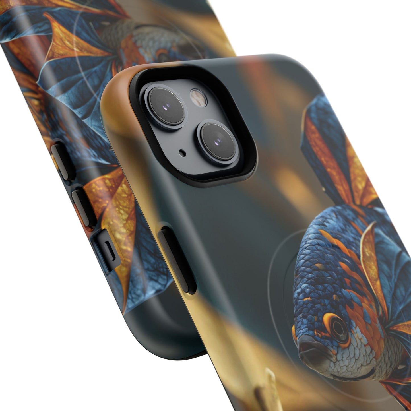 Koi Fish Tough Magnetic Phone Case — Protective Artistic Fish Design