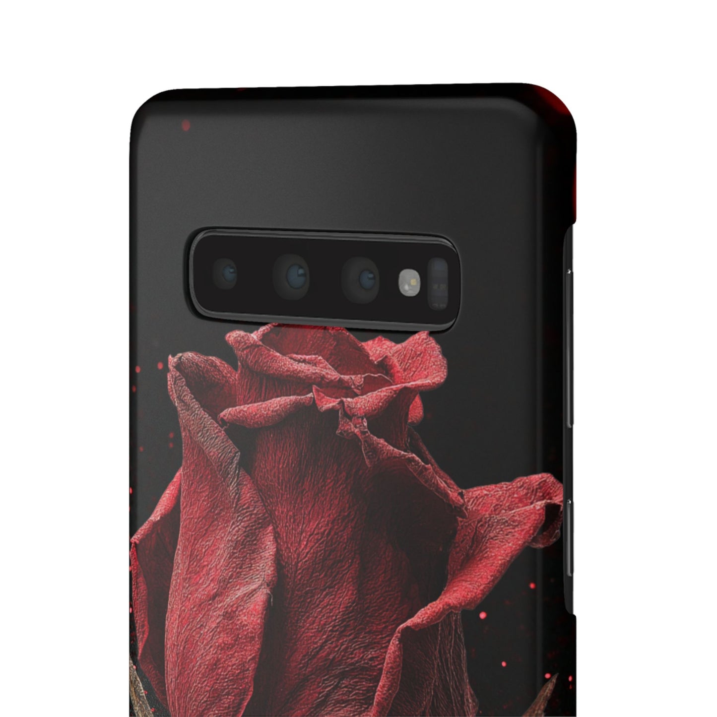 Romantic Rose Snap Case, Floral Phone Cover, Valentines Day Gift, Trendy Mobile Accessory, Heart Design Case, Elegant Phone Protector