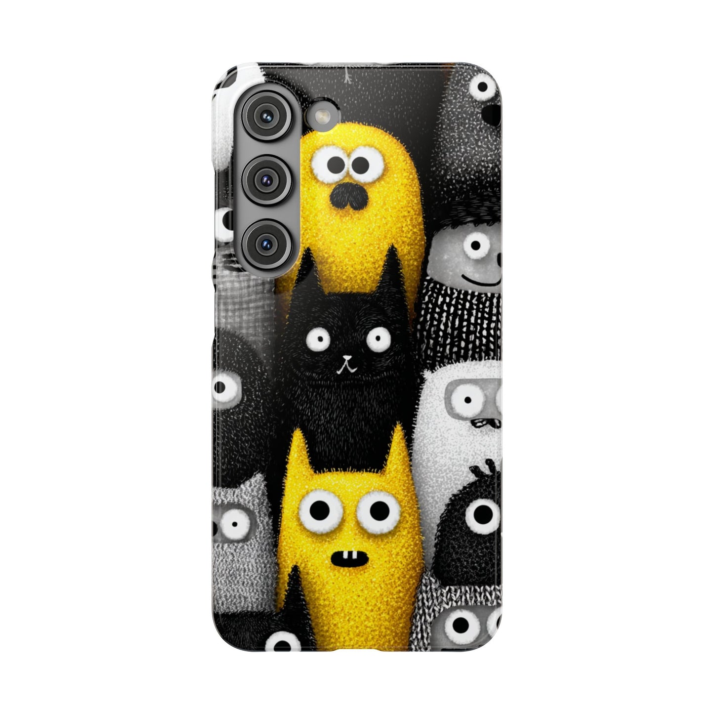 Colorful Character Snap Cases, Cute Phone Cover, Unique Gift for Kids, Fun Accessory, Perfect for Birthdays, Holidays