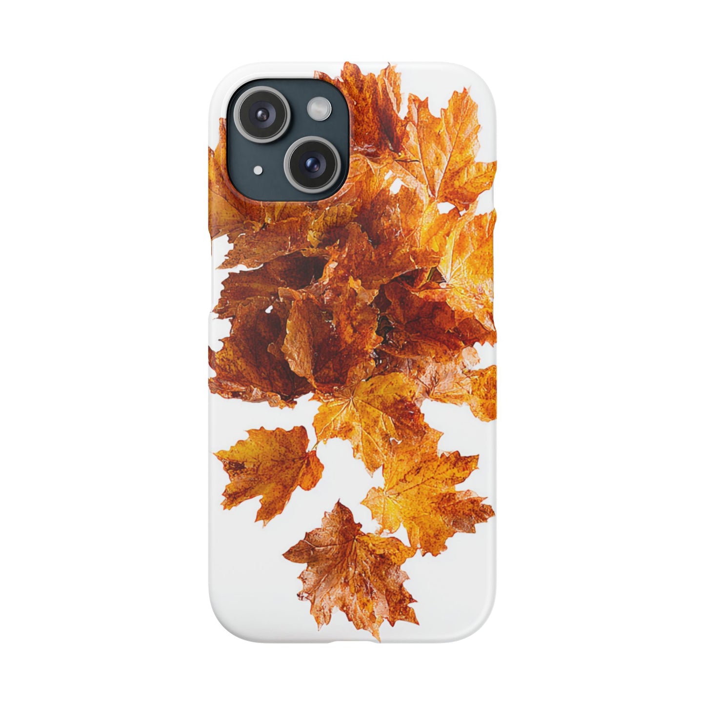 Autumn Leaf Phone Case | Fall Snap Cases, Phone Accessories, Nature Lover Gift, Seasonal Decor, Cozy Fall Vibes