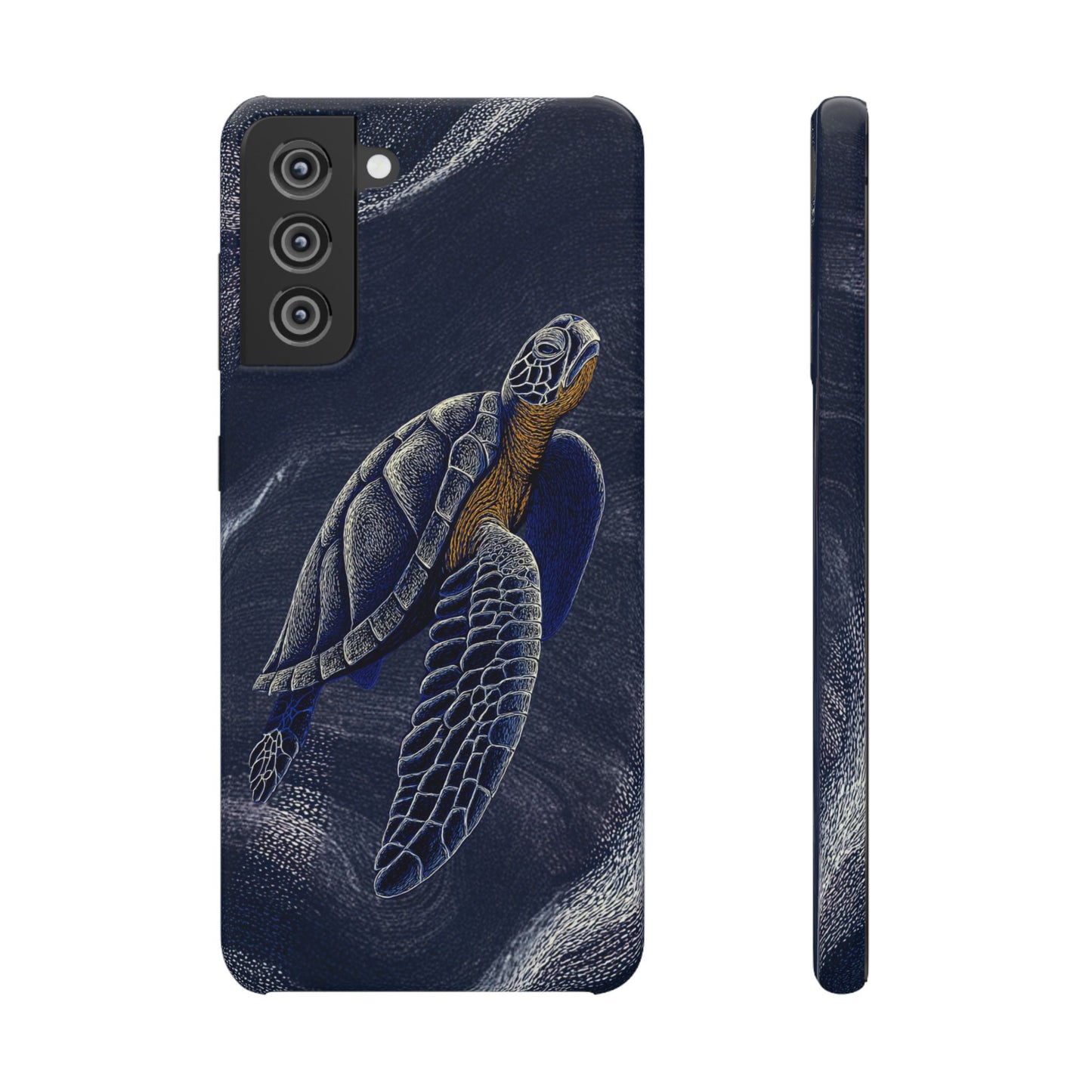 Marine Turtle Snap Case for Nature Lovers Phone Covers For Iphones and Samsungs Customization