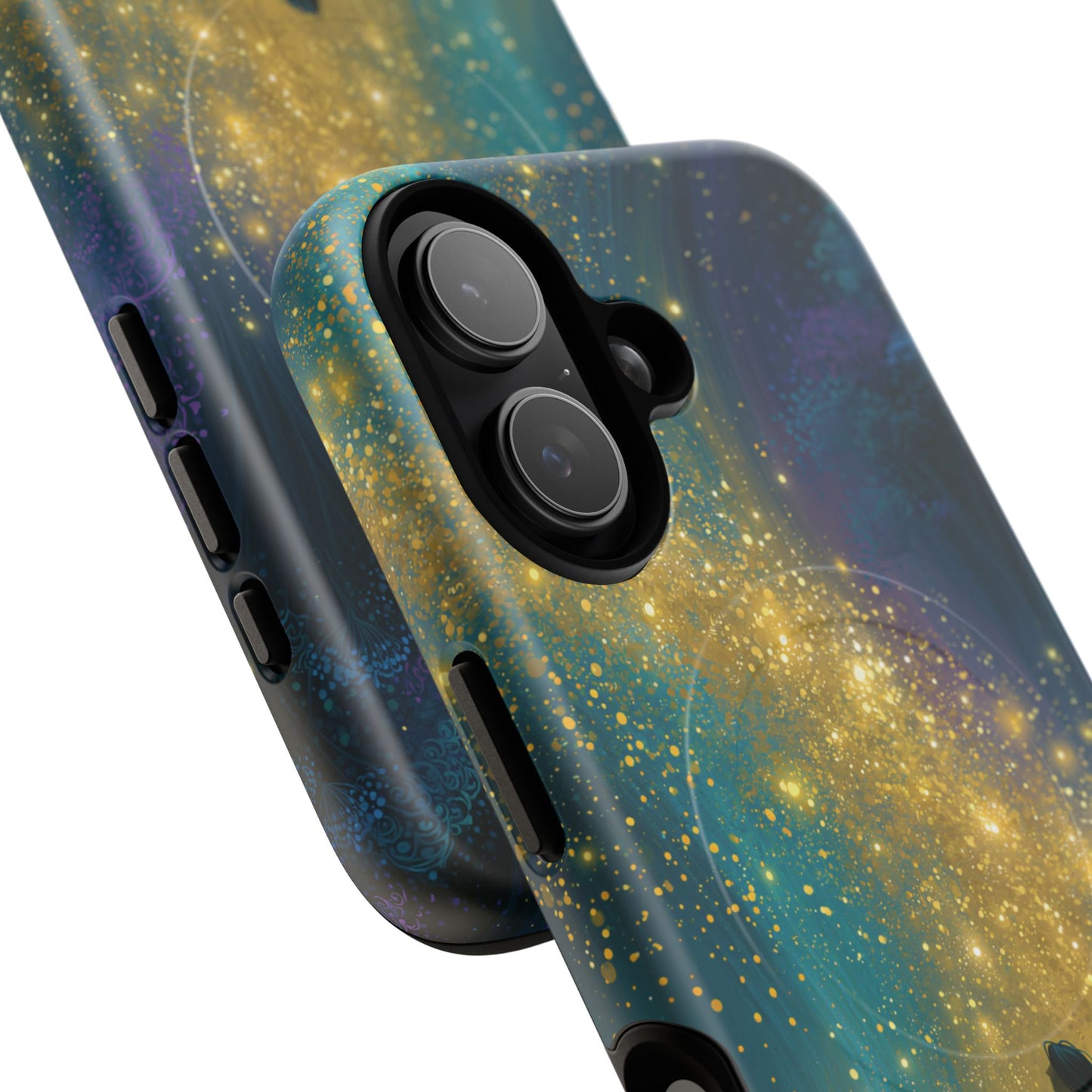 Mystical Nightfall Phone Case — Starry Silhouette Tough Magnetic Case
