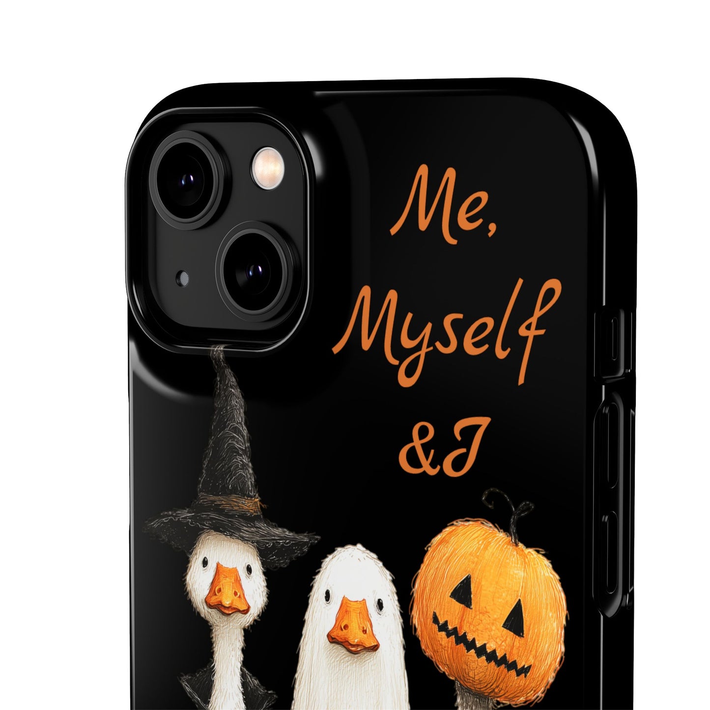 Halloween Goose Snap Case, Funny Goose Phone Case, Fall Accessories, Cute Halloween Gift, Me Myself & I Design