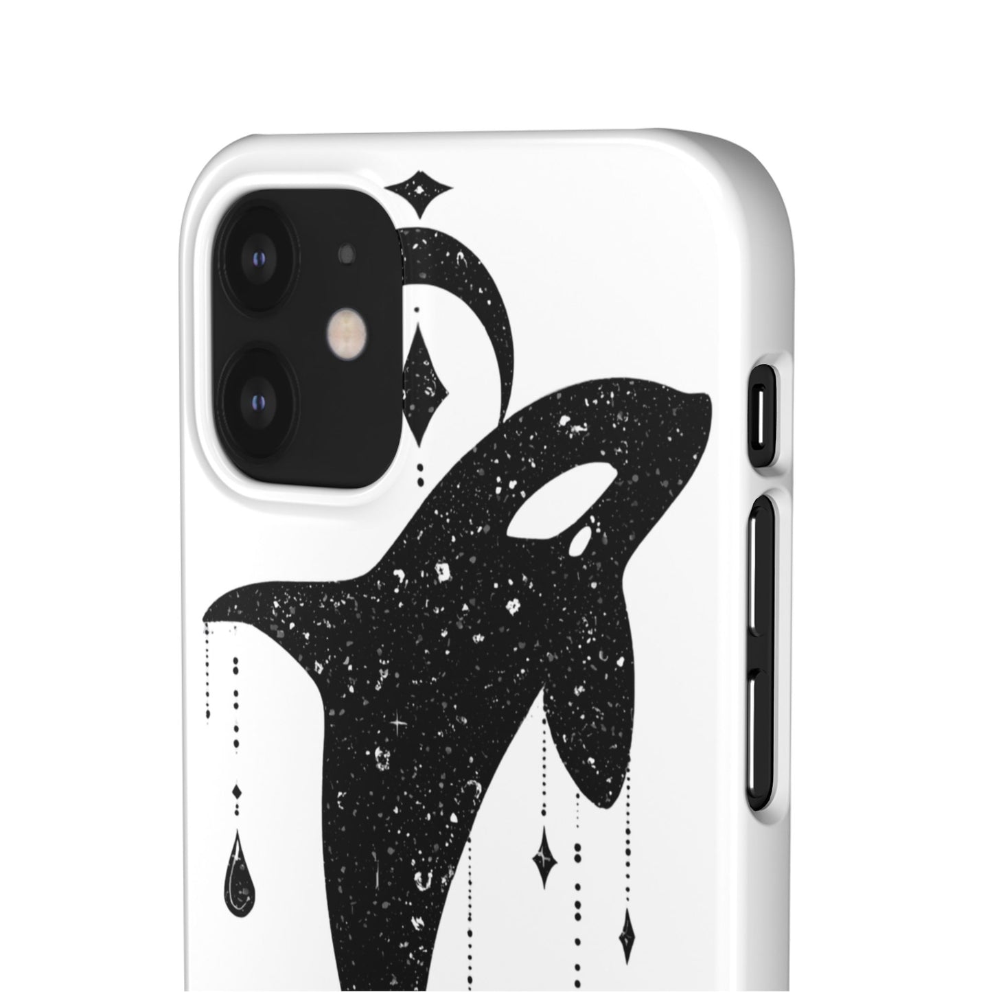 Celestial Orca Snap Case | Phone Cover, Whale Lover Gift, Cosmic Decor, Unique Art, Ocean Vibe